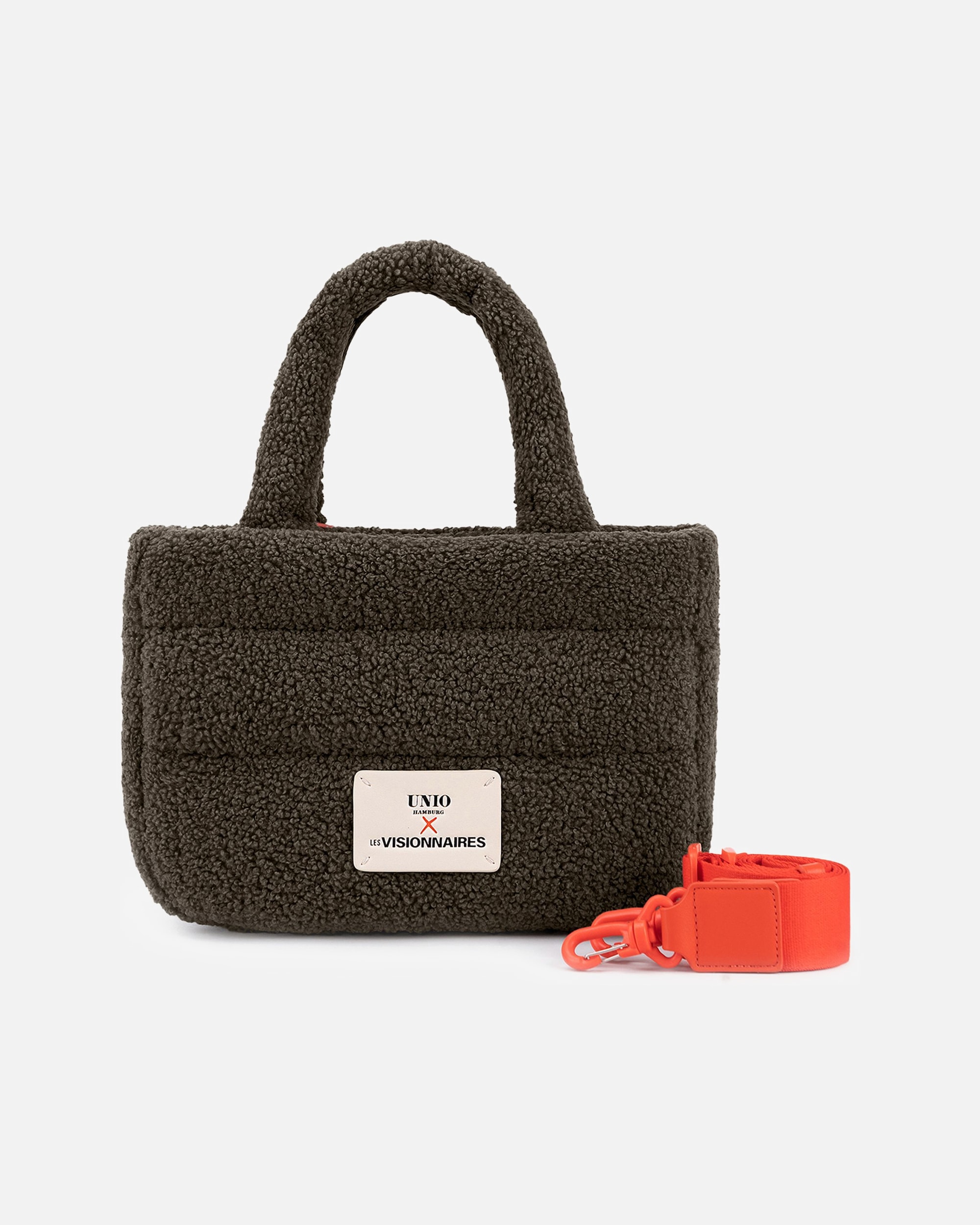 Tasche für Weiblich LES VISIONNAIRES Default Brand Line Unio Cortina S Schultertasche khaki