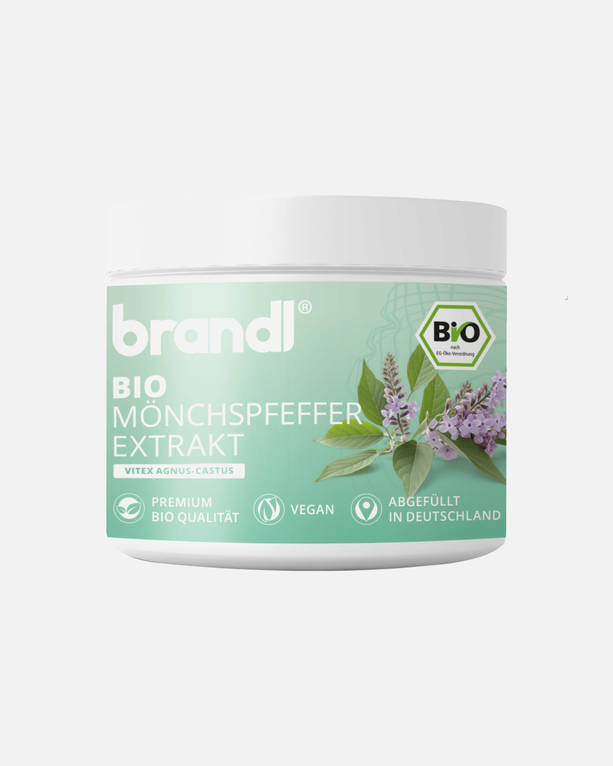 Nahrungsergänzung Hormon Balance für Unisex Brandl Nutrition brandl® Premium Bio-Mönchspfeffer-Extrakt (4:1) 180 Stück
