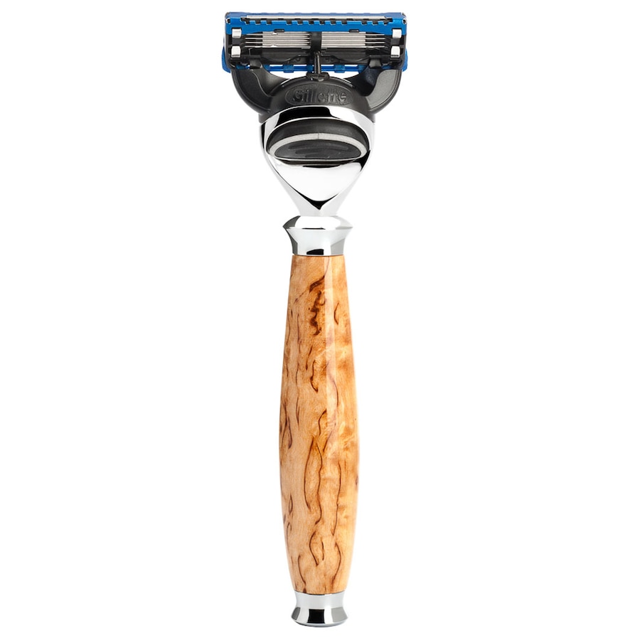 Mühle PURIST 5-Klingen Rasierer Gillette Fusion? Griffmaterial Karelische Maserbirke Herren