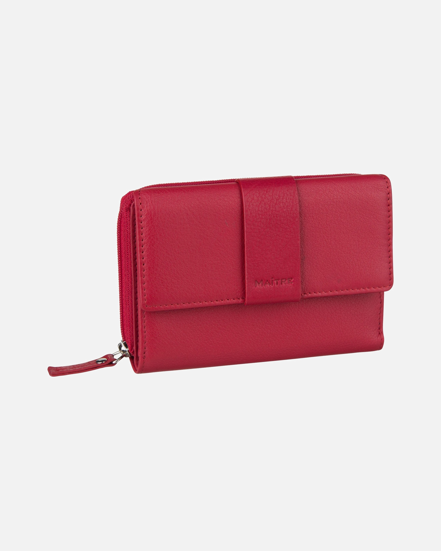 Portemonnaie für Weiblich Maître Geldbörse Kirschroth Diethilde Purse MH12FZ Red