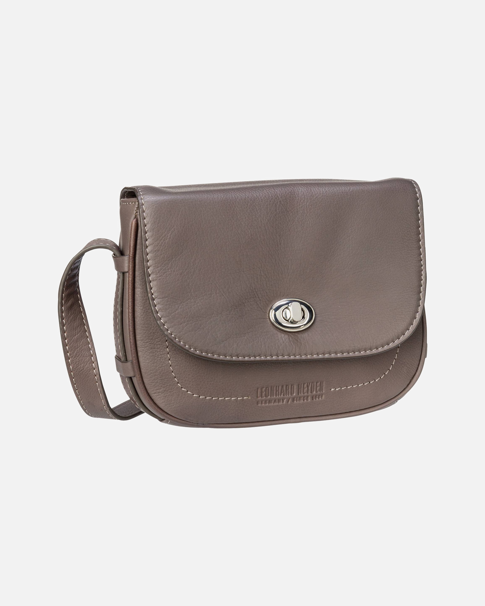 Umhängetasche für Weiblich Leonhard Heyden Saddle Bag Nizza 7413 Taupe