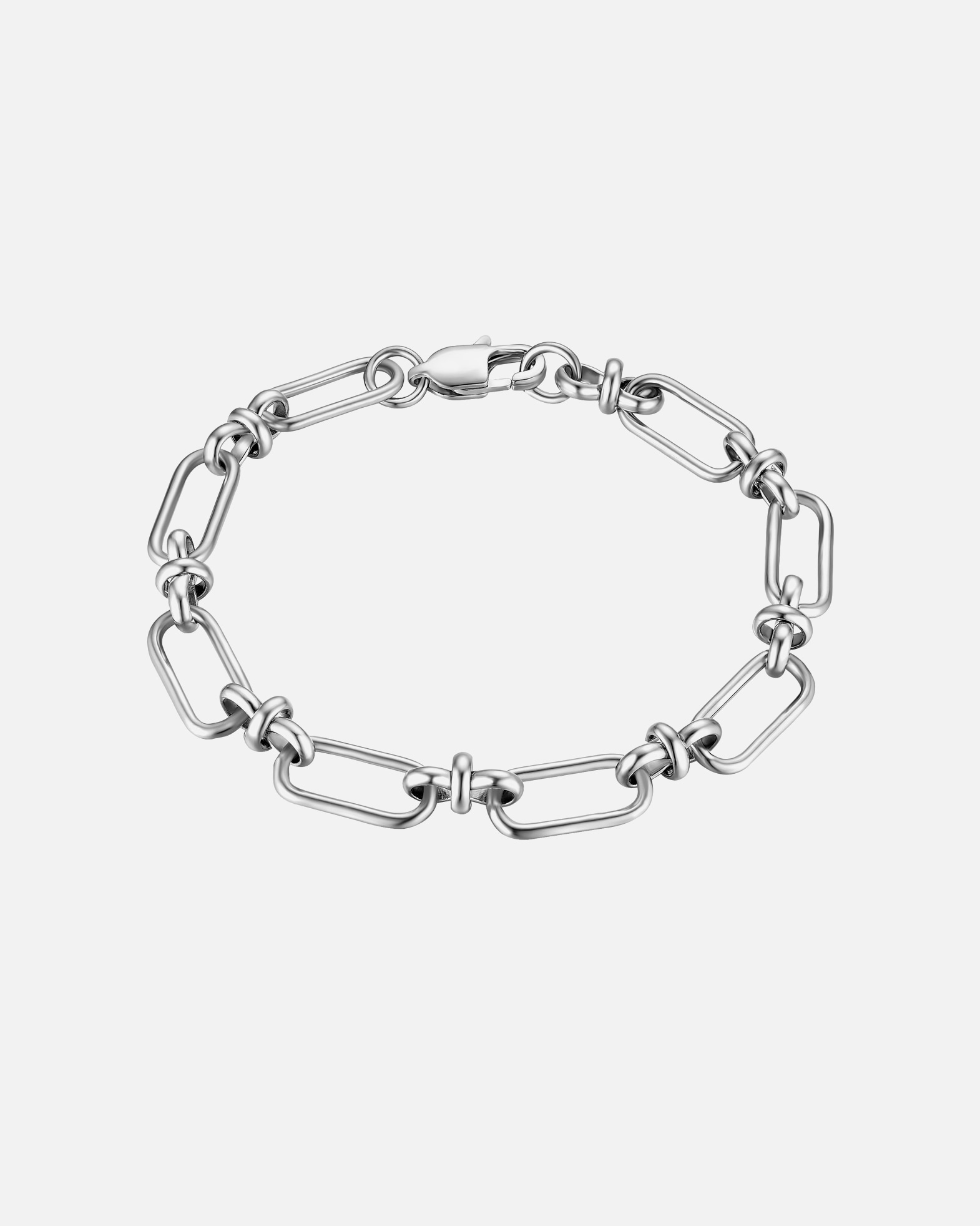 Armband für Männlich True Rebels Armband aus Edelstahl in silber 21 cm
