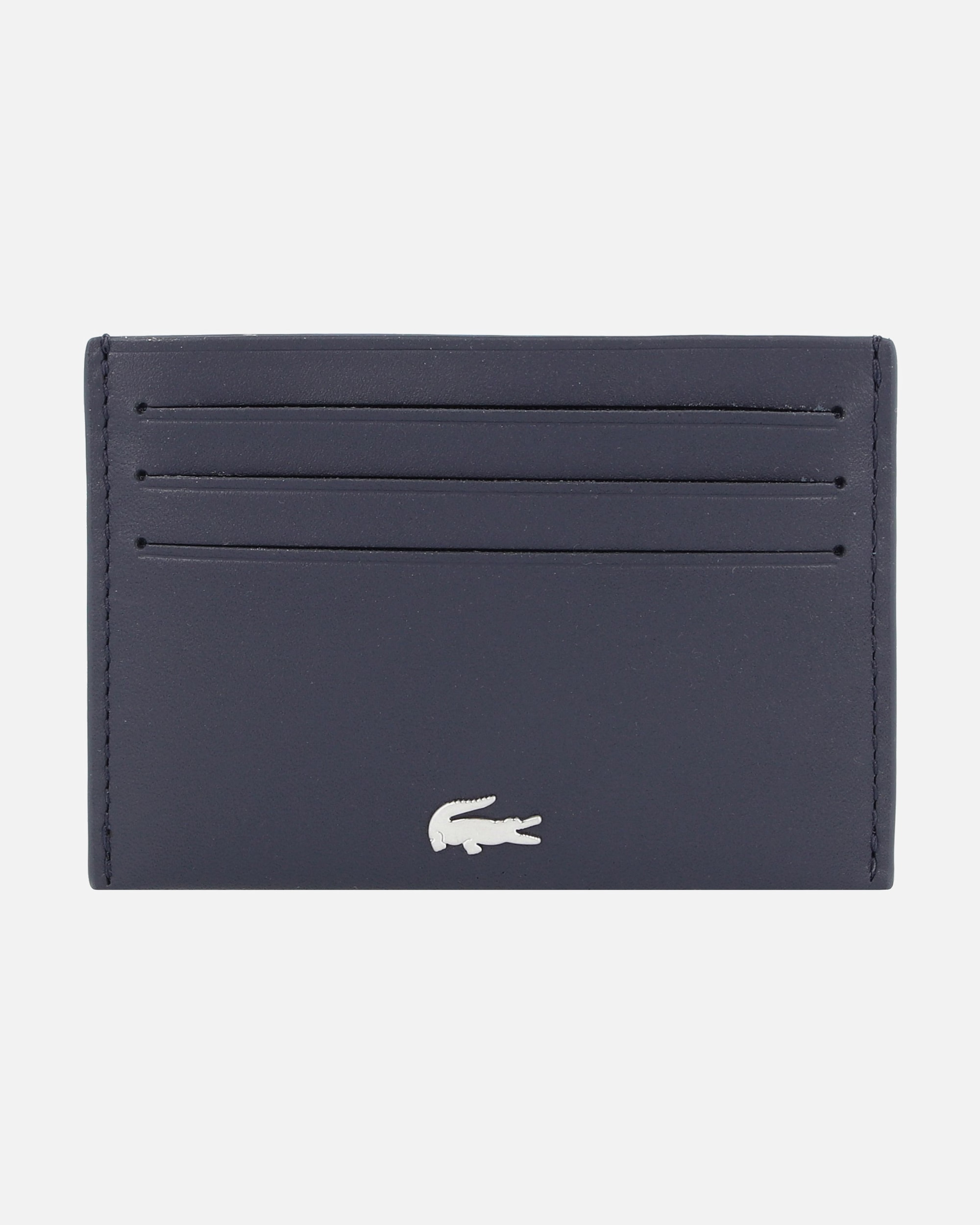 Etui für Männlich Lacoste FG Kreditkartenetui Leder 10,5 cm marine
