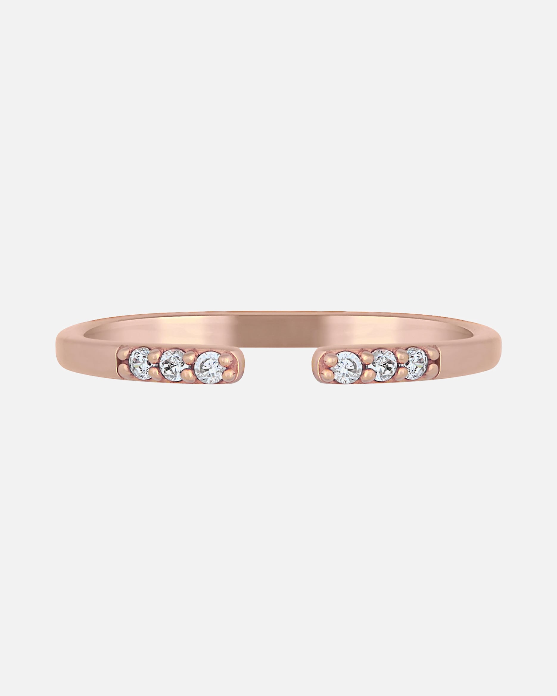 Ring für Weiblich caï Caï Damen-Damenring 925er Silber 6 Zirkonia 56 32016384 48