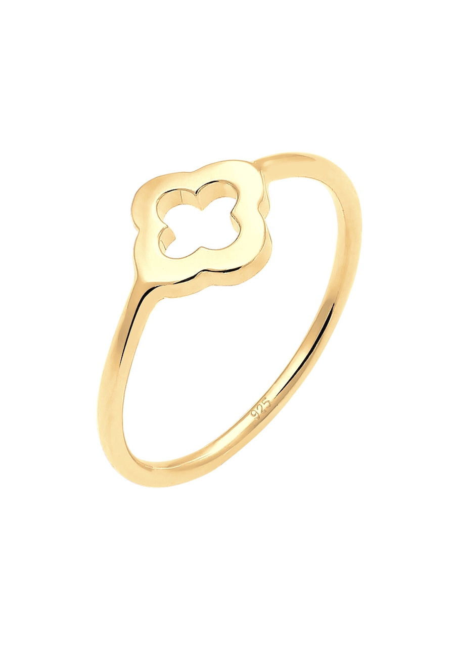 Elli Kleeblatt Glücksbringer Luck 925 Sterling Silber 54 Damen