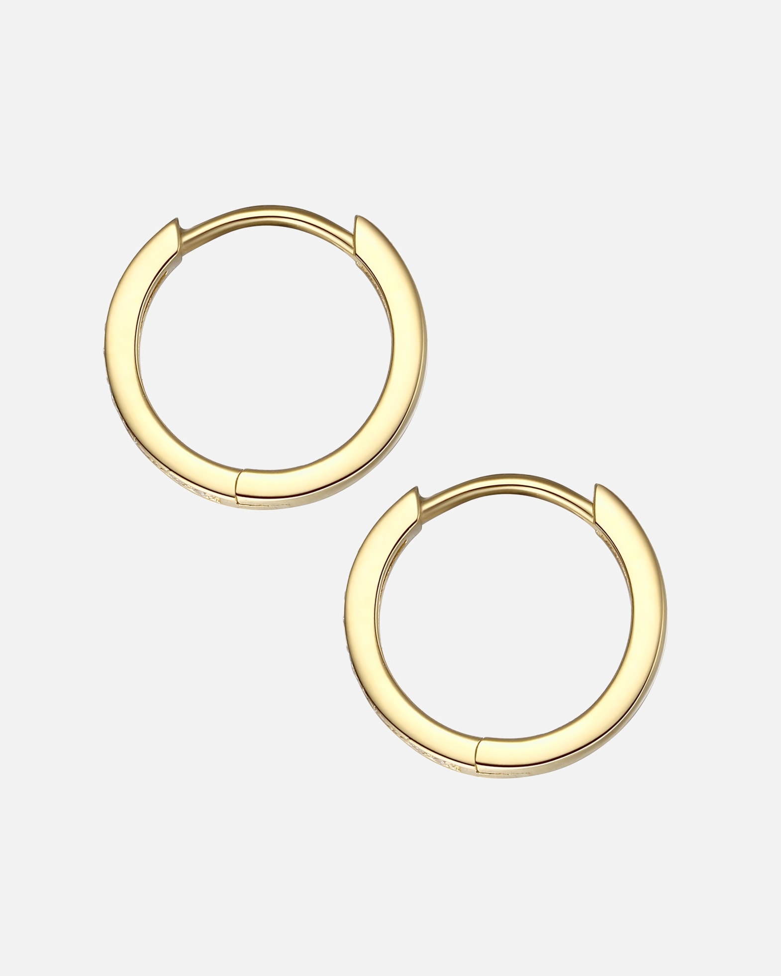 Creolen für Weiblich Rafaela Donata Creolen Sterling Silber Zirkonia in Silber 15,4 mm