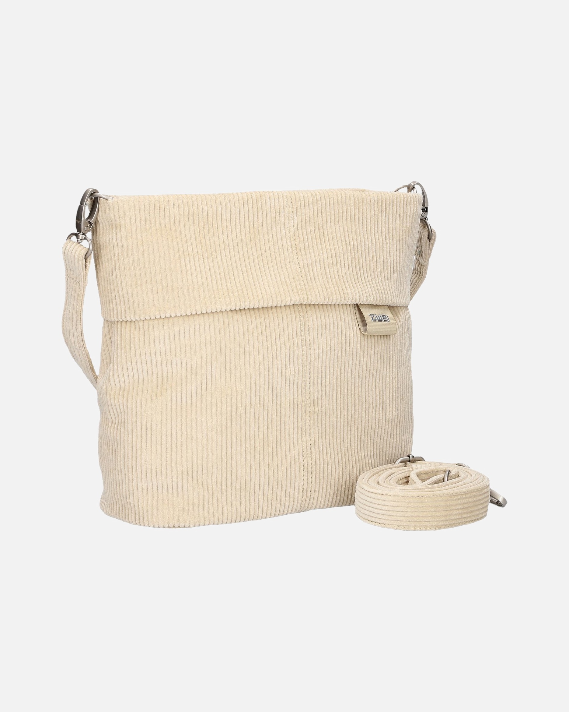 Umhängetasche für Weiblich ZWEI Beuteltasche Mademoiselle M8 Cord-Creme