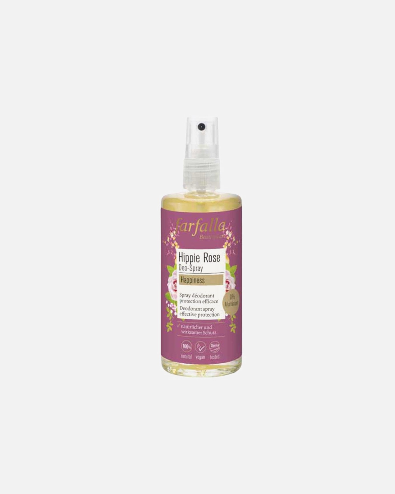 Deodorant für Unisex Farfalla Hippie Rose - Deo-Spray 100 ml
