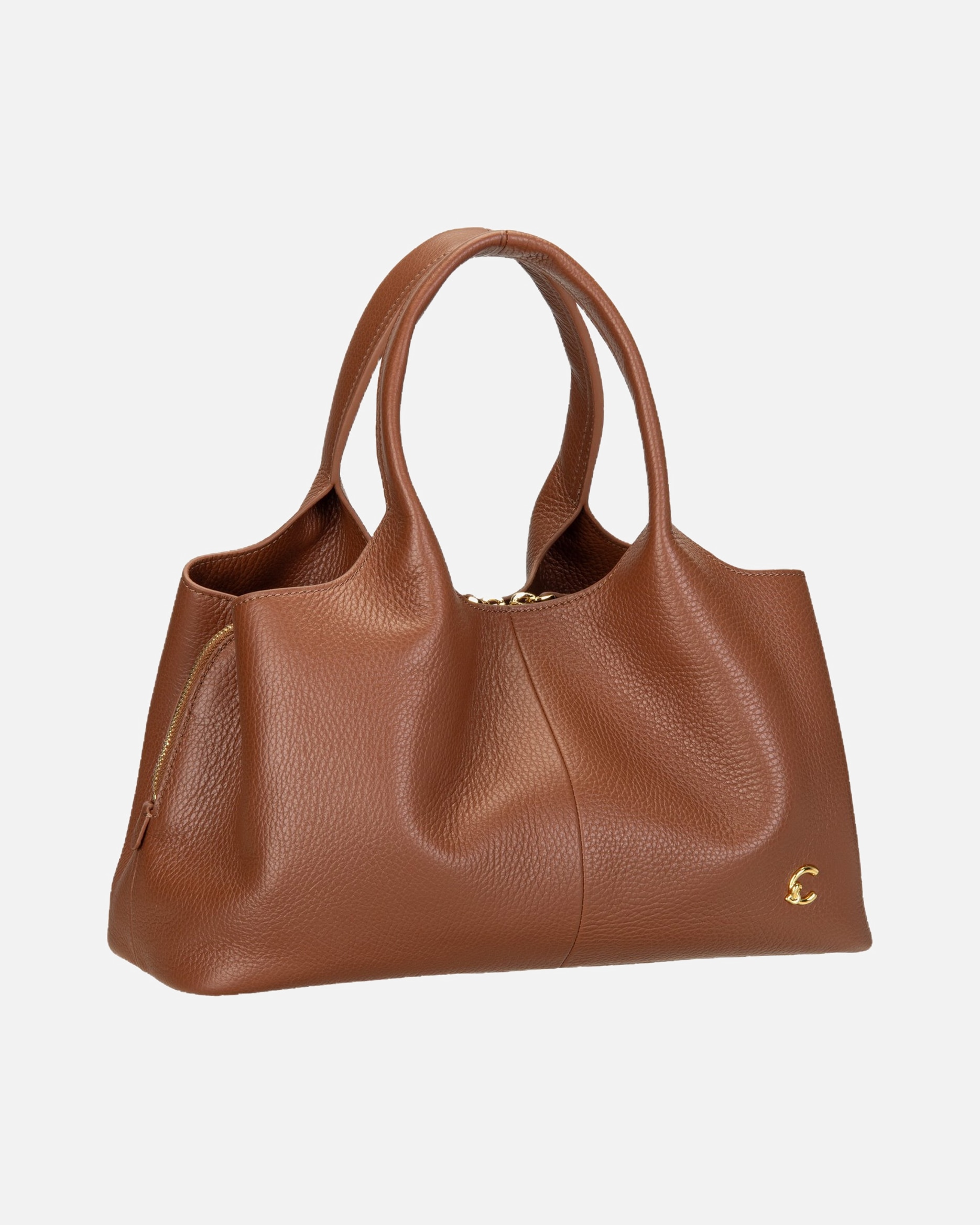 Handtasche für Weiblich Coccinelle Handtasche Coccinellenell Cognac