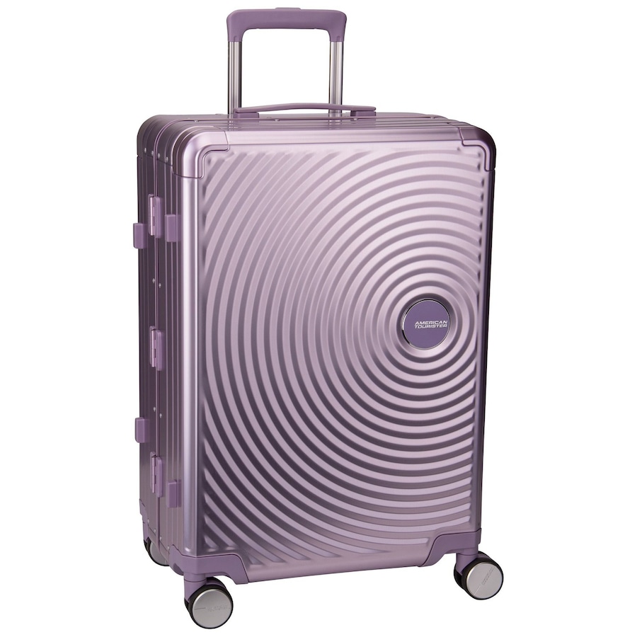 American Tourister Trolley Soundbox Alu Spinner 68 Stormy Lilac Violett