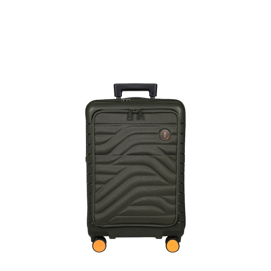 Bric's Handgepäck-Trolley B|Y by Brics Ulisse mit Frontfach 55 cm Oliv