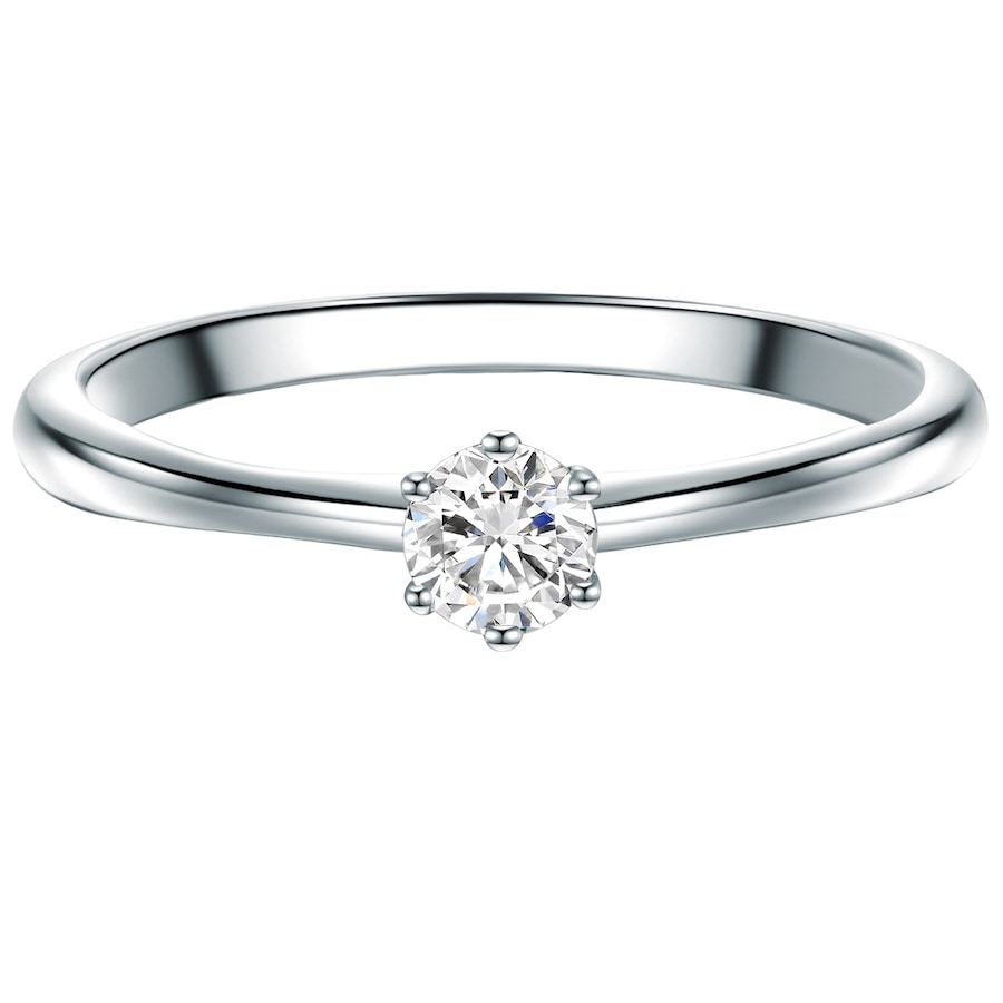Trilani Ring aus Sterling Silber in silber mit Zirkonia 55 Damen