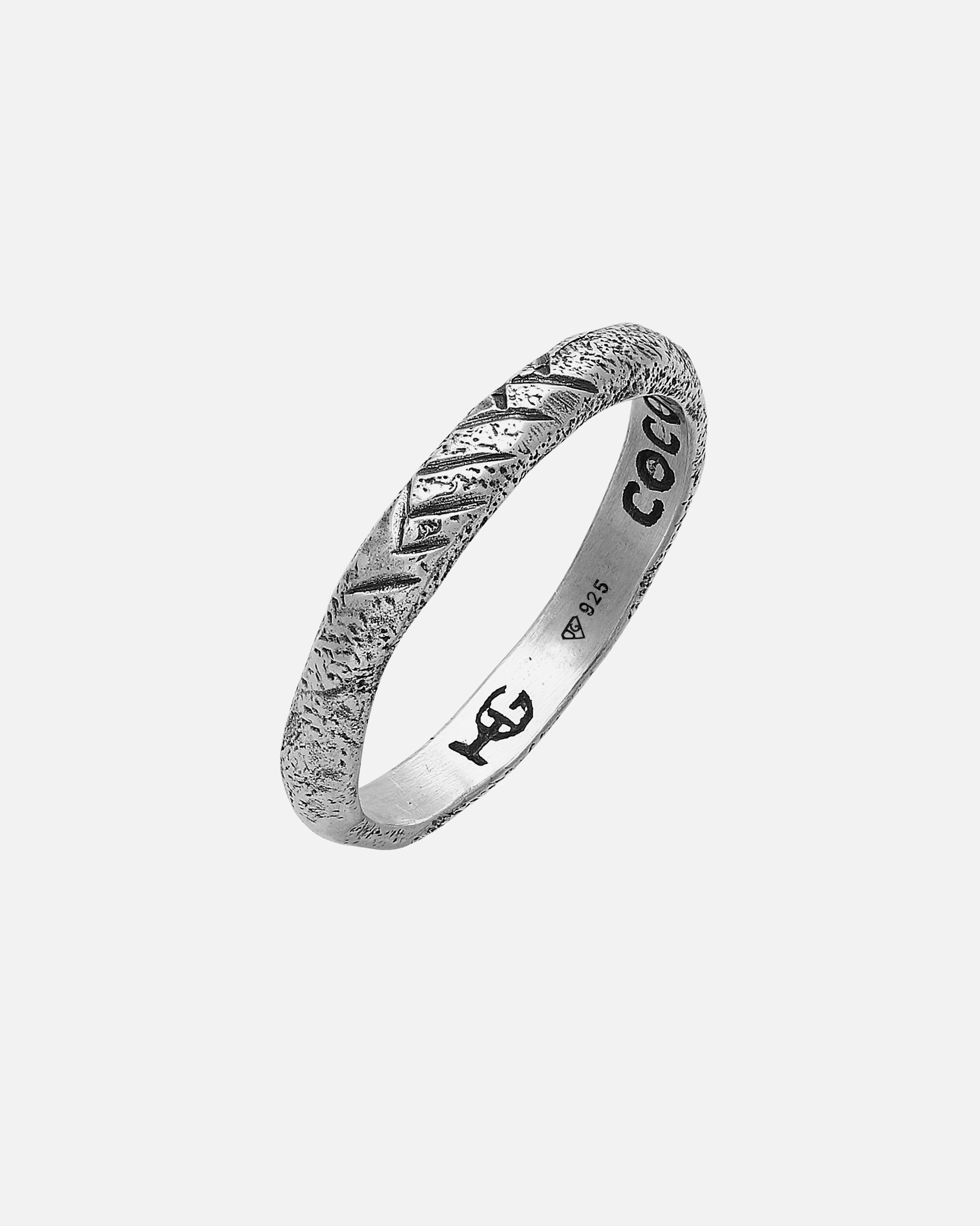 Ring für Männlich Haze & Glory Default Brand Line Coconut Society Stacking 925 Silber 62