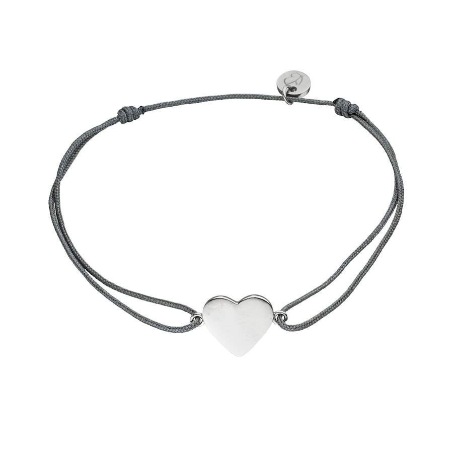 Glanzstücke München Armband Herz Sterling Silber in 15,0 - 22,0 cm, flexibel einstellbar Damen