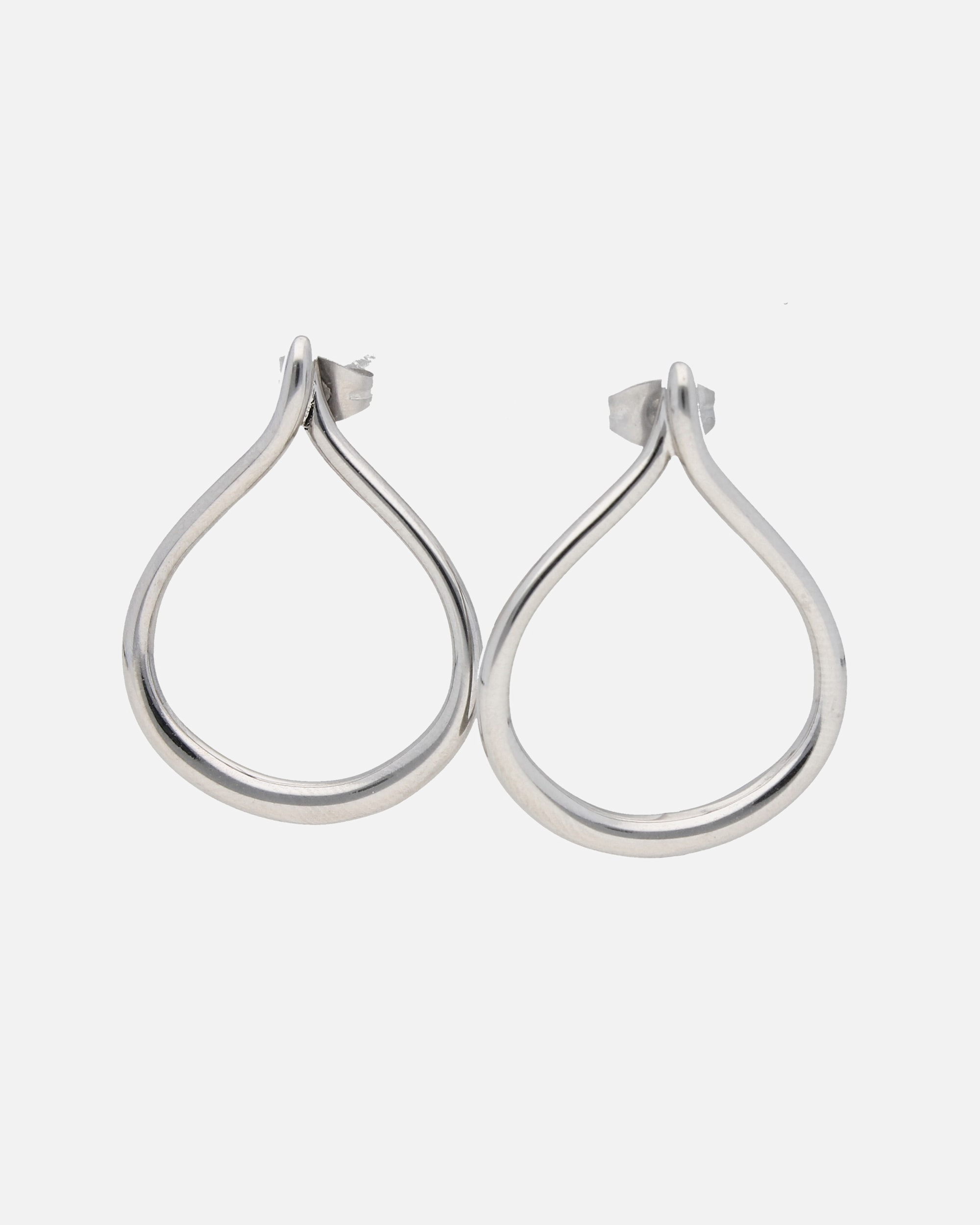 Ohrringe für Weiblich Jacques Charrel Ohrstecker geschwungen, Edelstahl Onesize