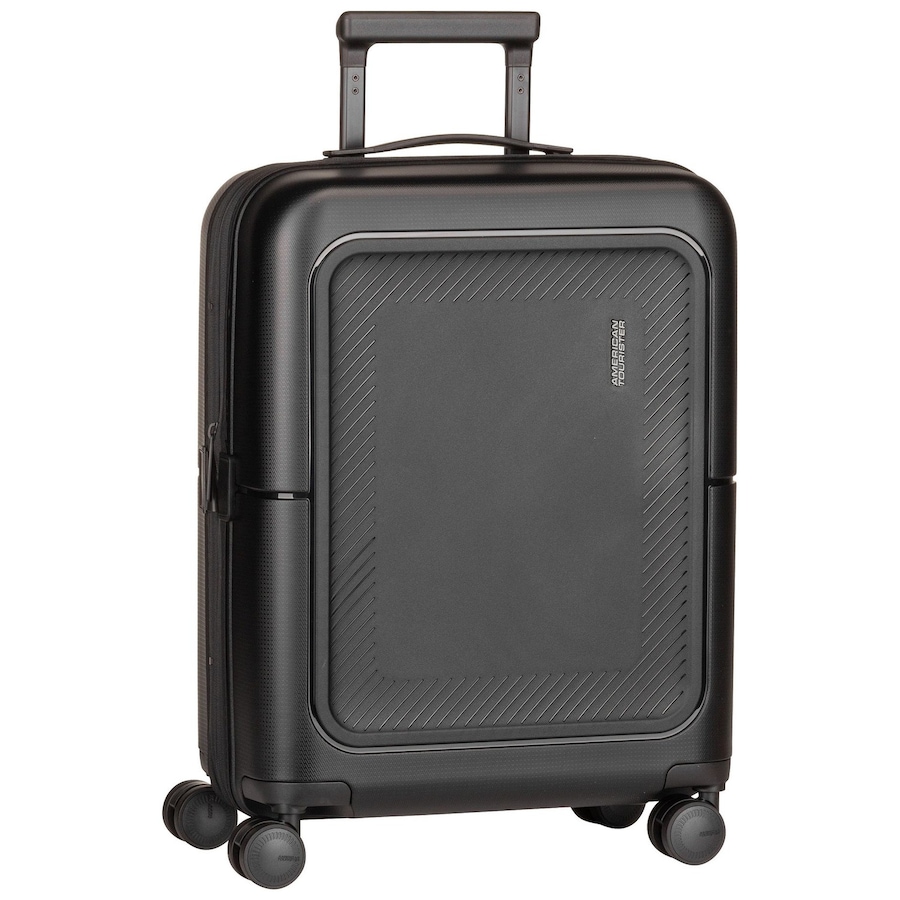 American Tourister Dashpop 4 Rollen Kabinentrolley 55 cm mit Dehnfalte True Black Schwarz Herren