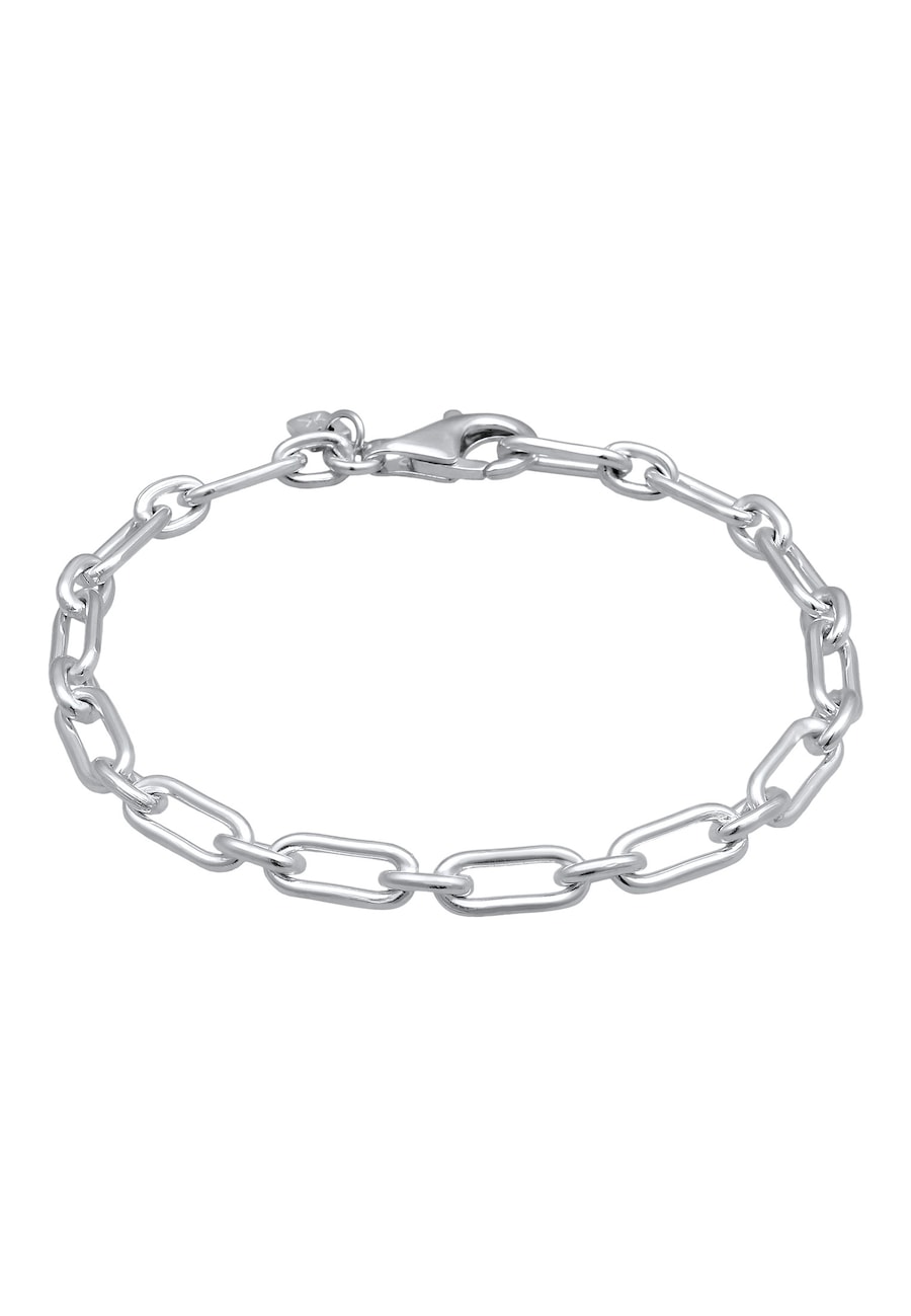KUZZOI Gliederkette Modern Oval 925 Sterling Silber 19 Herren