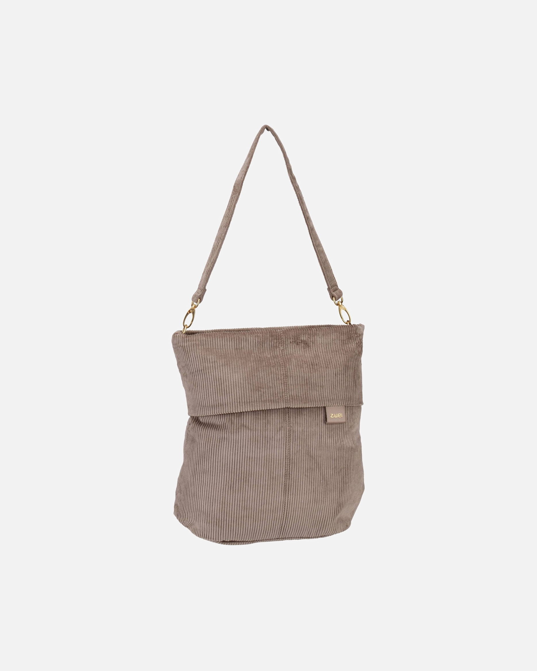 Umhängetasche für Weiblich ZWEI Handtasche Mademoiselle M12 Cord/Mocca