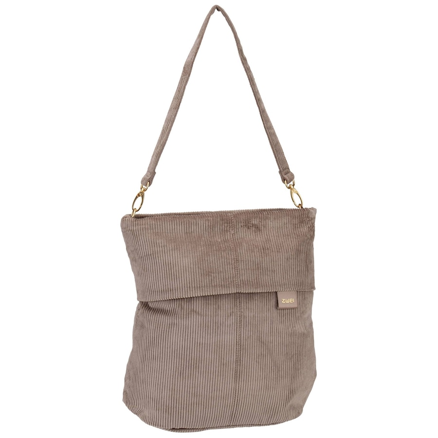 ZWEI Handtasche Mademoiselle M12 Cord/Mocca Braun Damen