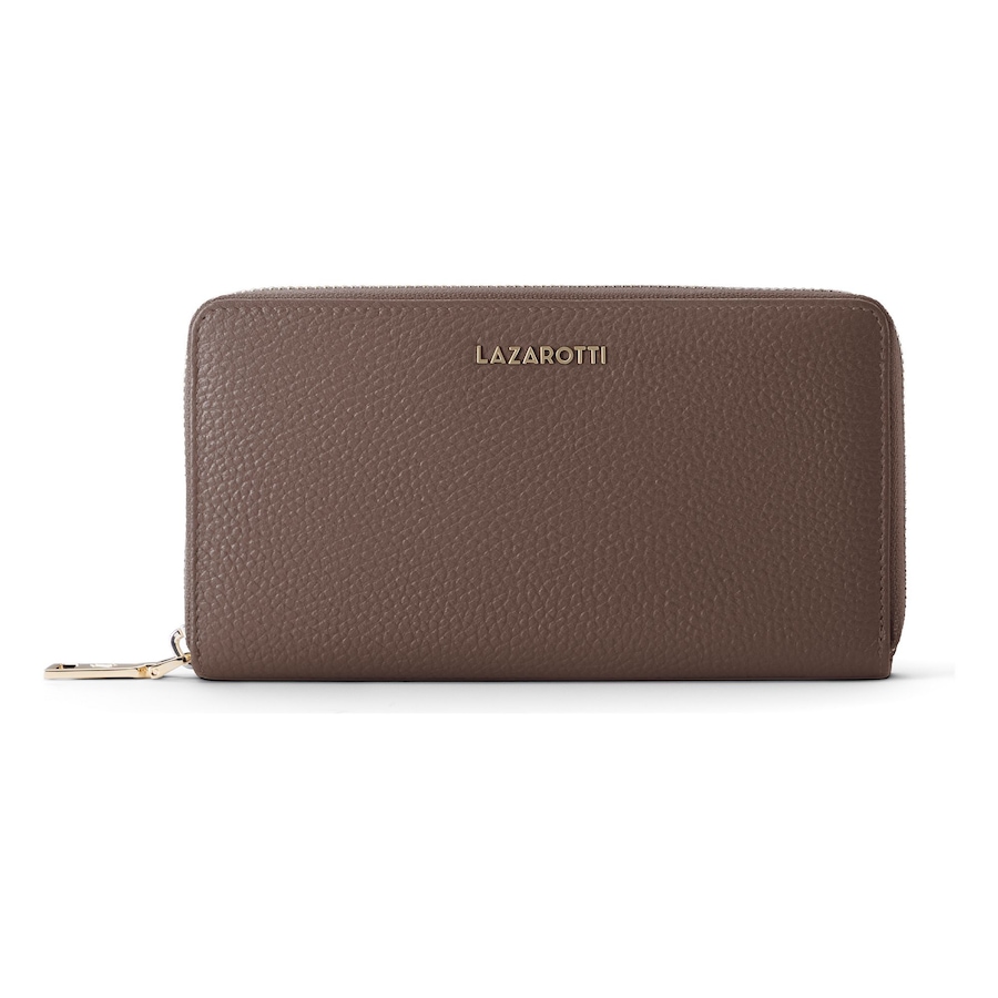 Lazarotti Bologna Leather Damengeldbörse taupe Grau Damen