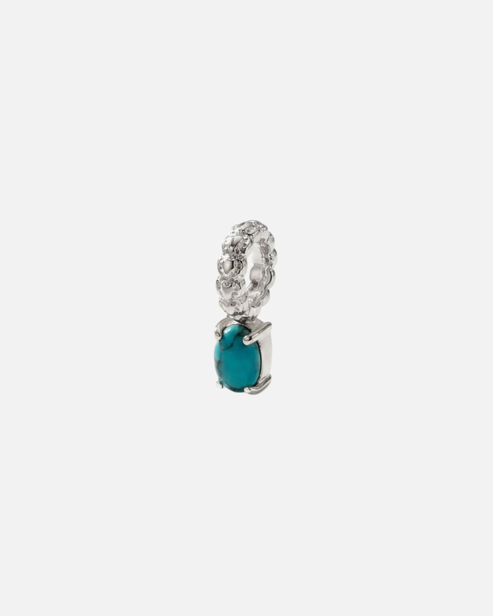 Schmuckanhänger für Unisex Purelei LEI Geburtsstein Dezember Türkis Charm 100% Edelstahl Silber