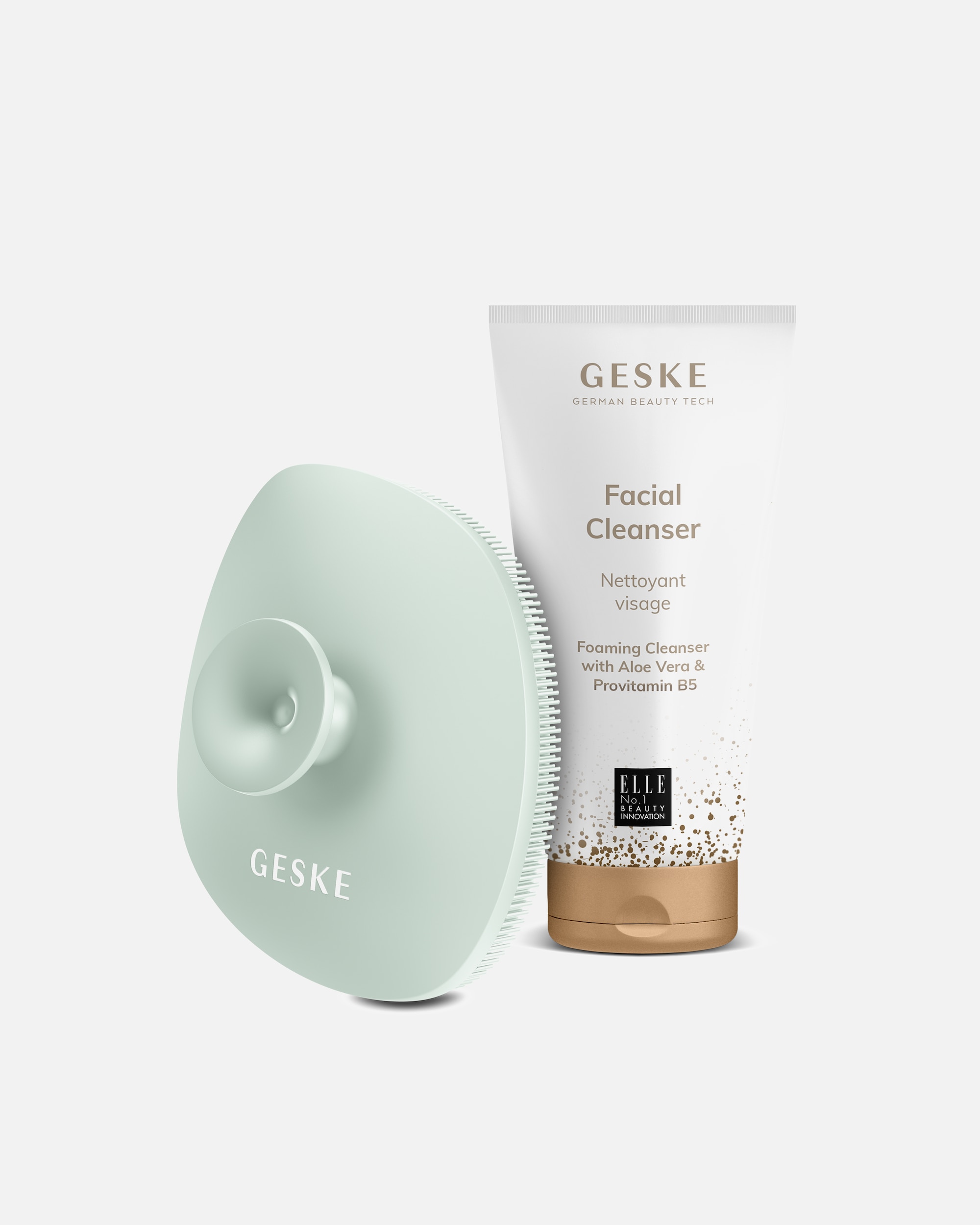 Gesichtspflegeset für Unisex GESKE SmartAppGuided™ Facial Brush 4 in 1 inkl. Facial Cleanser Green