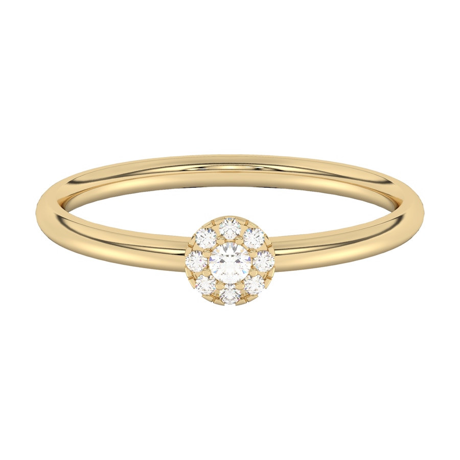 Diam Addict Ring 585/- Gold Diamant weiß 0,1ct. 054 (17,2) Damen