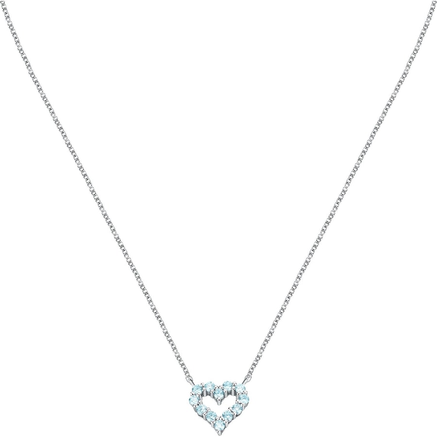 Morellato Kette 925er Silber, recycelt blau, silber Damen
