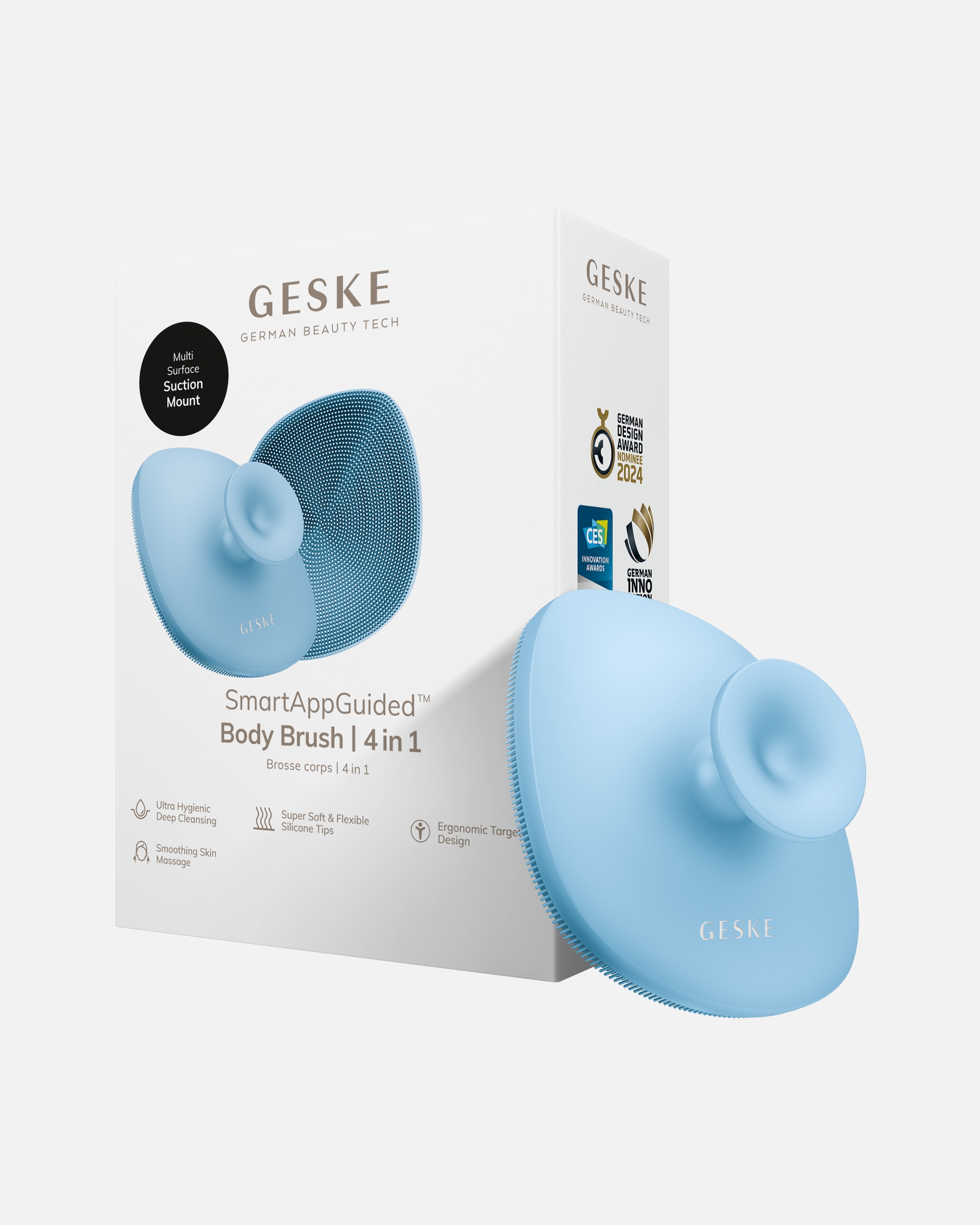 Reinigungsinstrument für Unisex GESKE GESKE Body Brush | 4 in 1 | Reinigungsbürste für den ganzen Körper Aquamarine