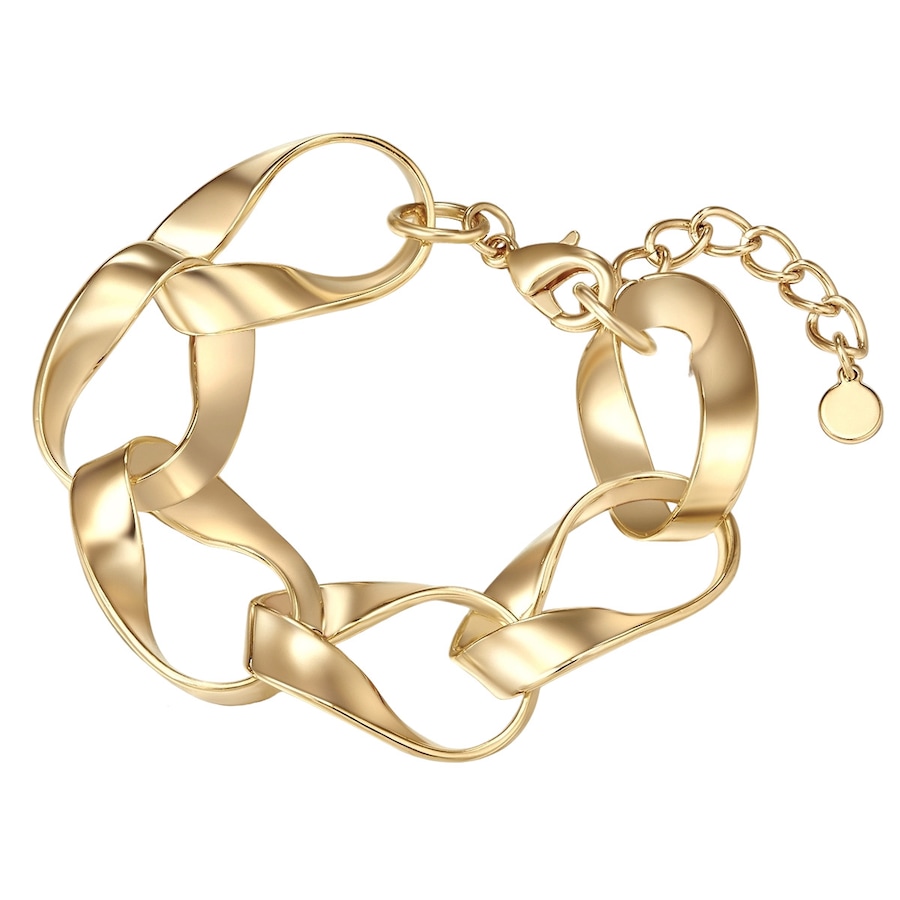 Lulu & Jane Armband Metall-Legierung in Gelbgold 17,5 cm Basislänge + 3,0 Verlängerung Damen
