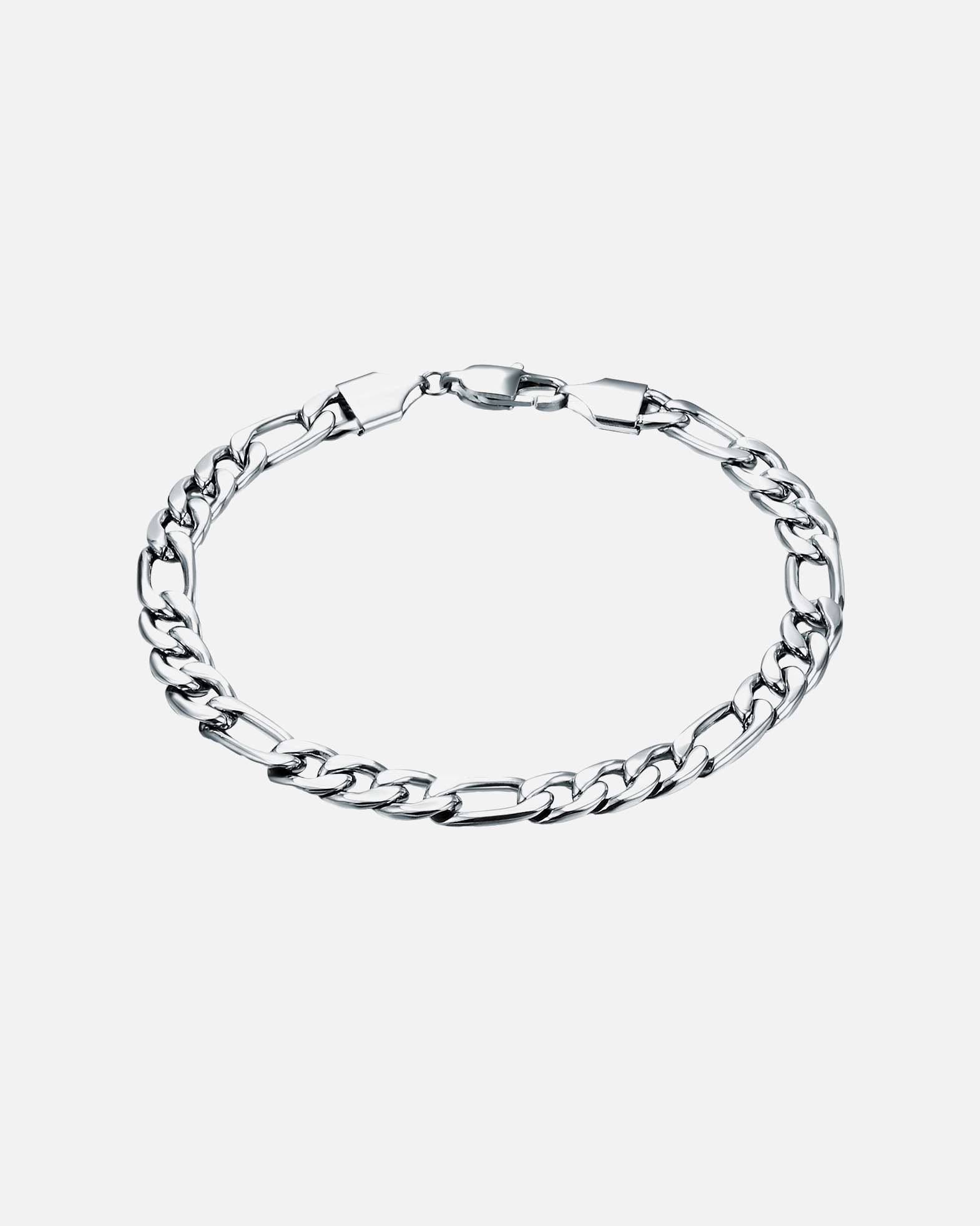 Armband für Männlich True Rebels Armband Edelstahl in Silber 21 cm