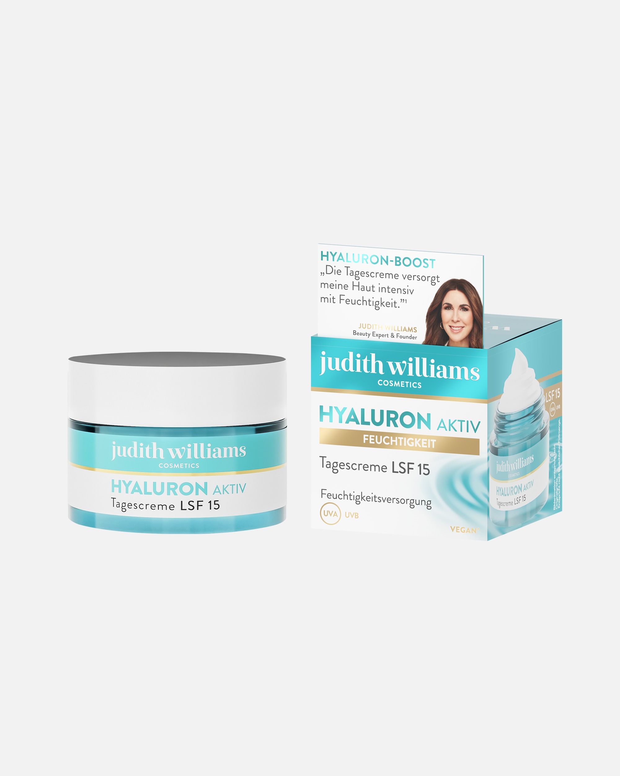 Tagescreme für Unisex Judith Williams Cosmetics Feuchtigkeitsspendende Anti-Aging Tagespflege Mit UV-Schutz 50 ml