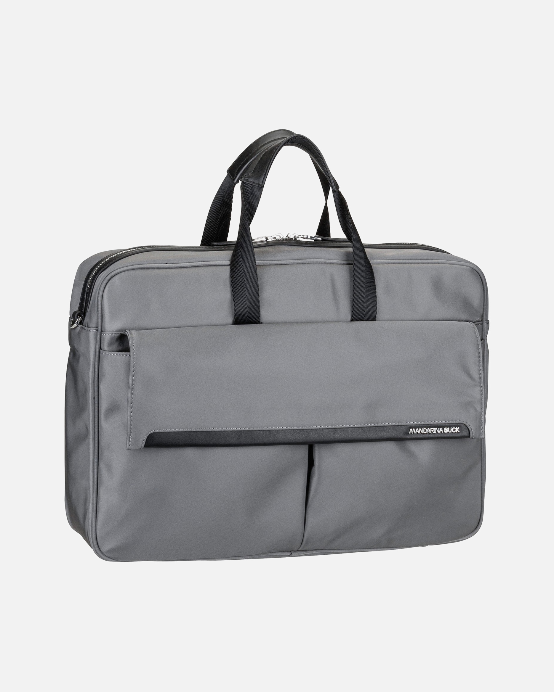 Laptoptasche für Unisex Mandarina Duck Aktentasche Hunter Urban HWC01 Smoked Pearl