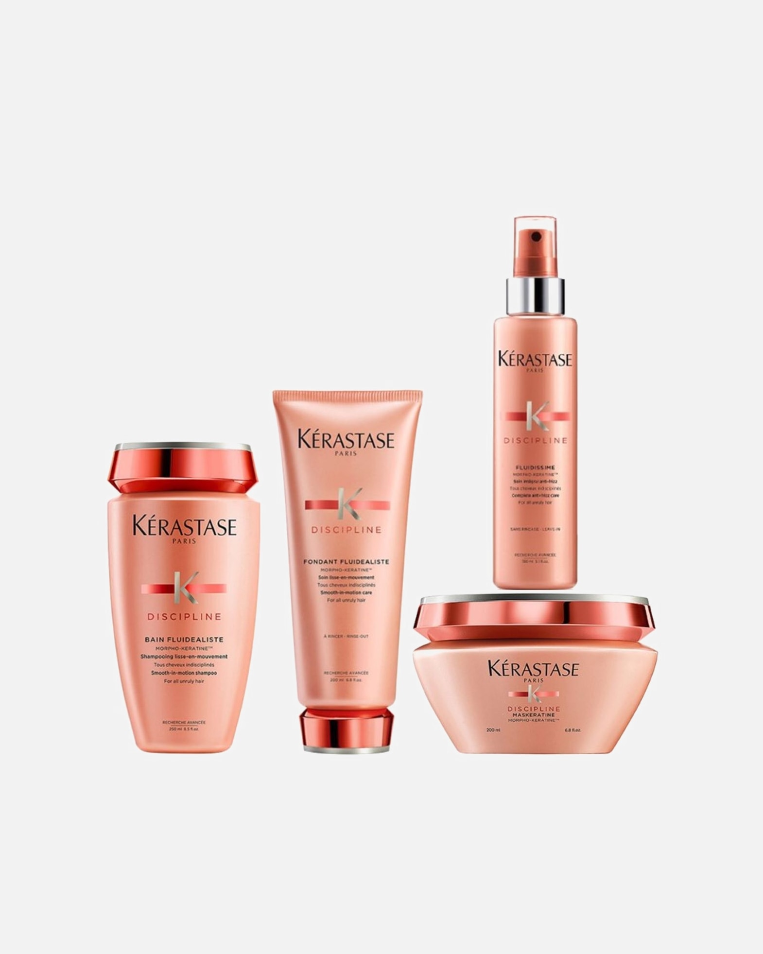 Haarpflegeset für Weiblich Kérastase Discipline 4er Set (Bain / Fondant / Masque / Fluidissime) 1 Stück