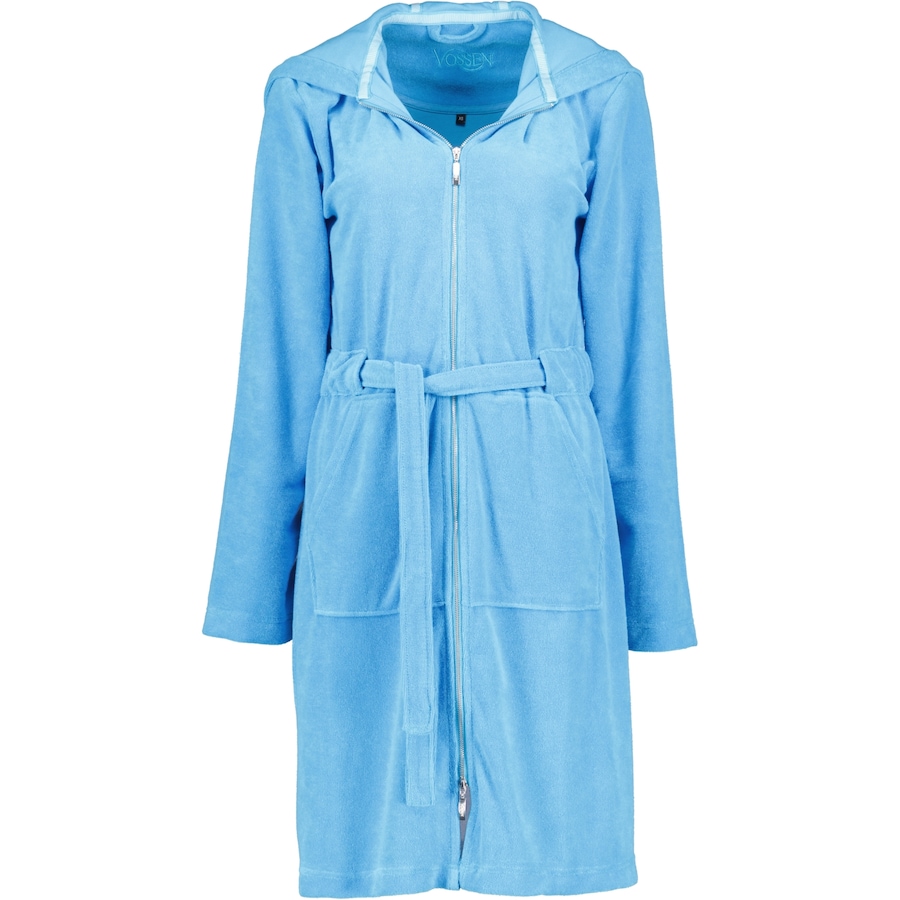 Vossen Bademäntel Damen Kurzmantel mit Kapuze Tampa ice blue - 5560 S