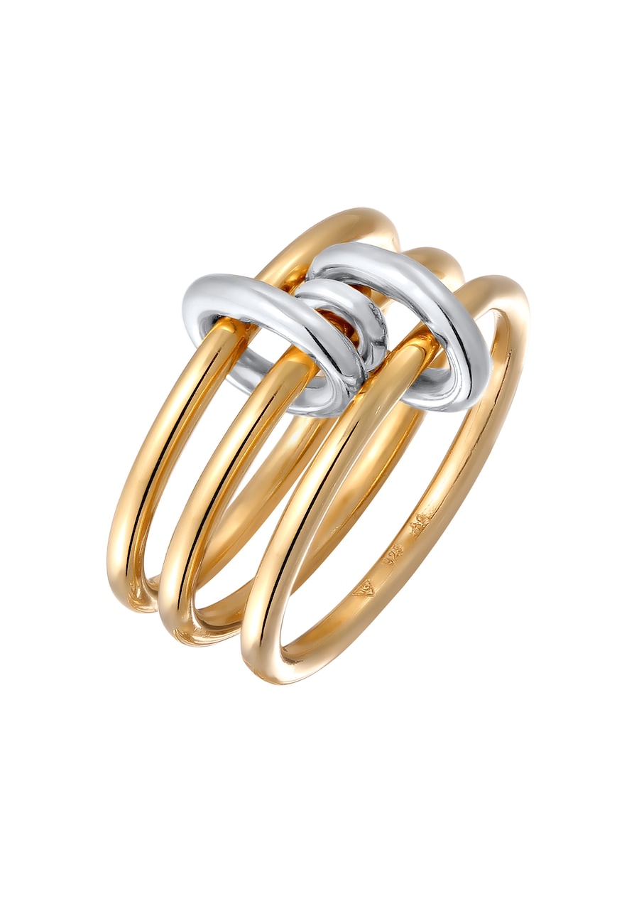 Elli Ring Stapellook 925 Sterling Silber 54 Damen