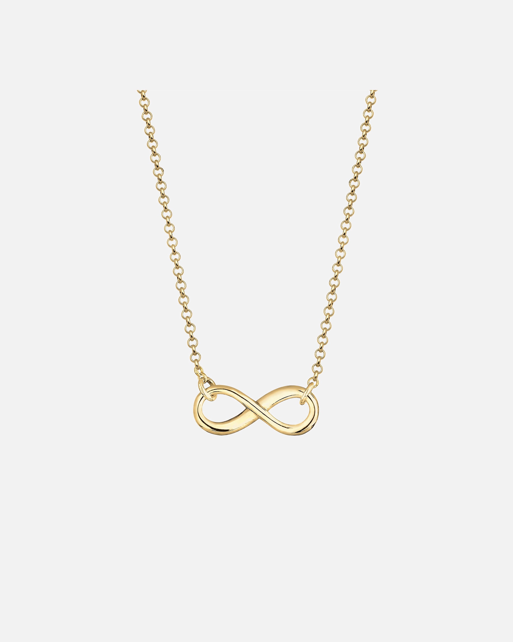 Halskette für Weiblich Elli PREMIUM Infinity Unendlichkeit Symbol 375 Gelbgold 40