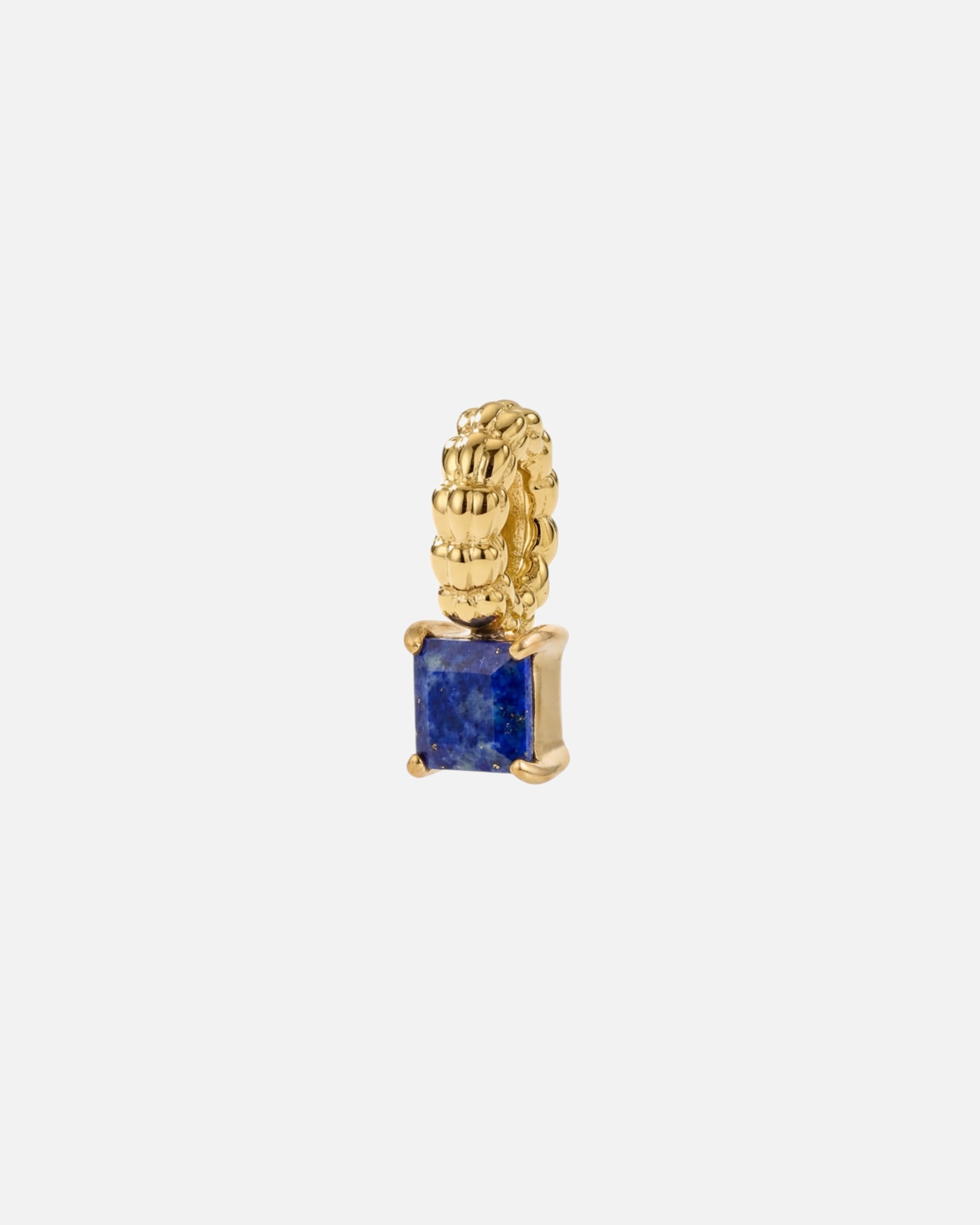 Schmuckanhänger für Unisex Purelei LEI Geburtsstein September Lapislazuli Charm 100% Edelstahl Gold