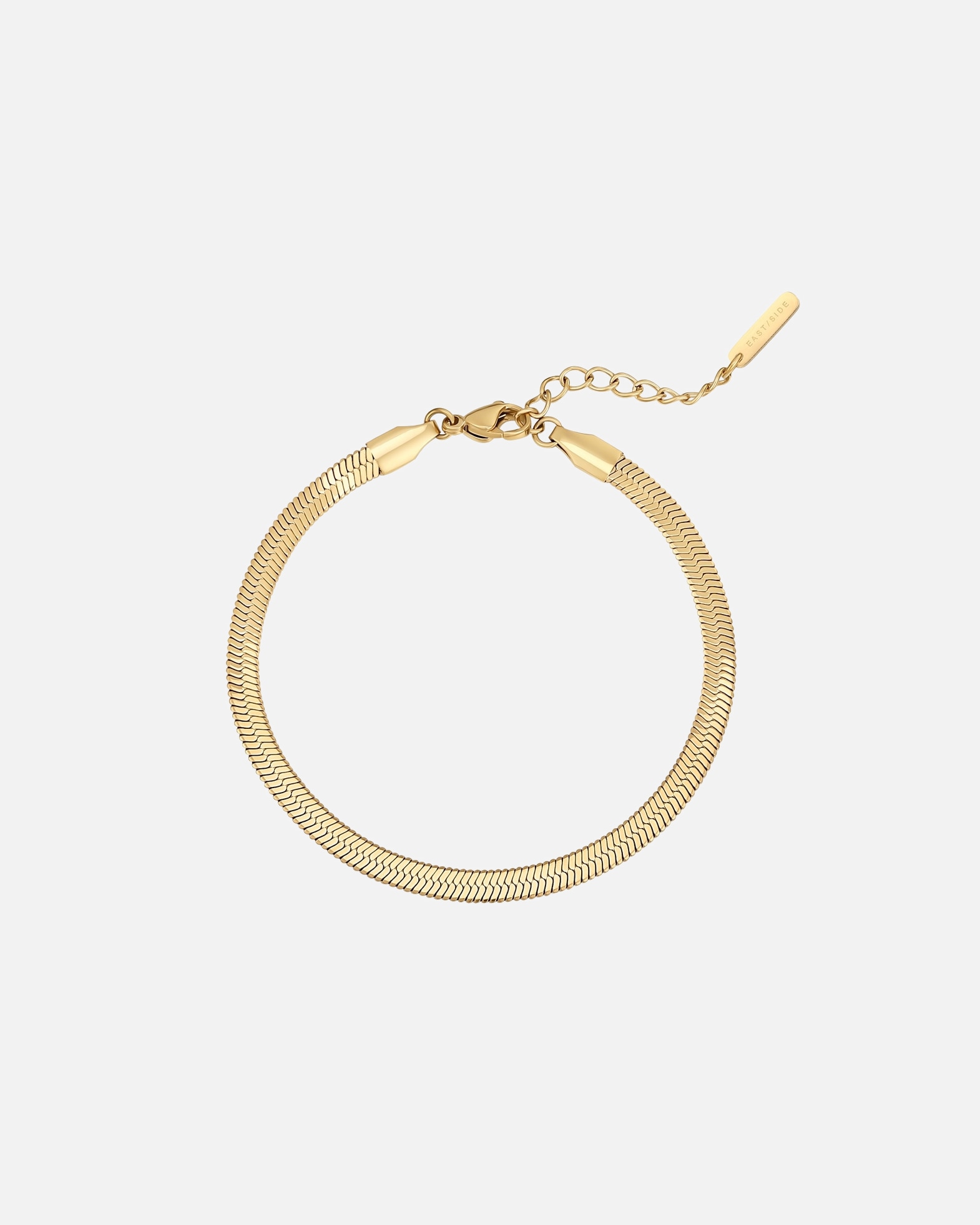 Armband für Weiblich Eastside Armband aus Edelstahl in Gelbgold 17,0 cm Basislänge + 3,0 cm Verlängerung