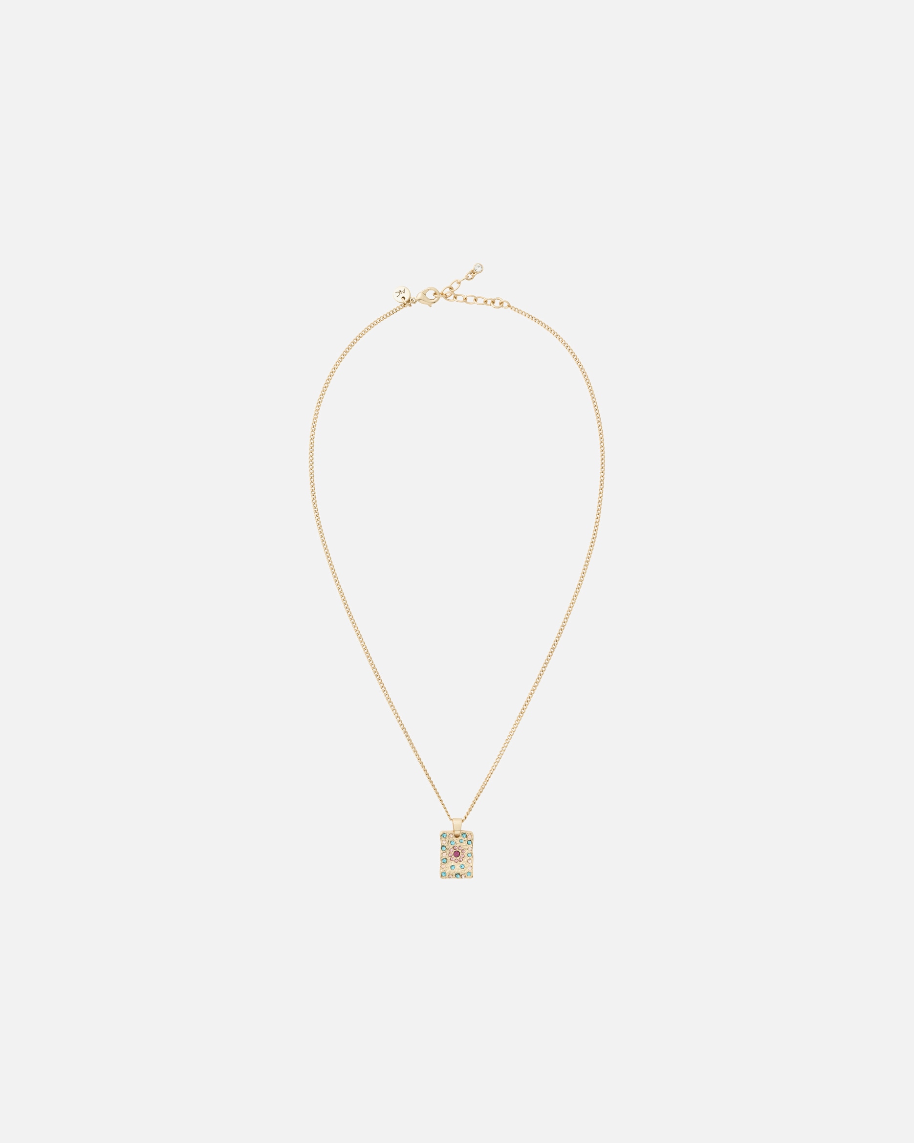 Halskette für Weiblich A&C Oslo – Nordic Design Jewellery Default Brand Line Kette Mit Anhänger 'Vibrance Gold' gold