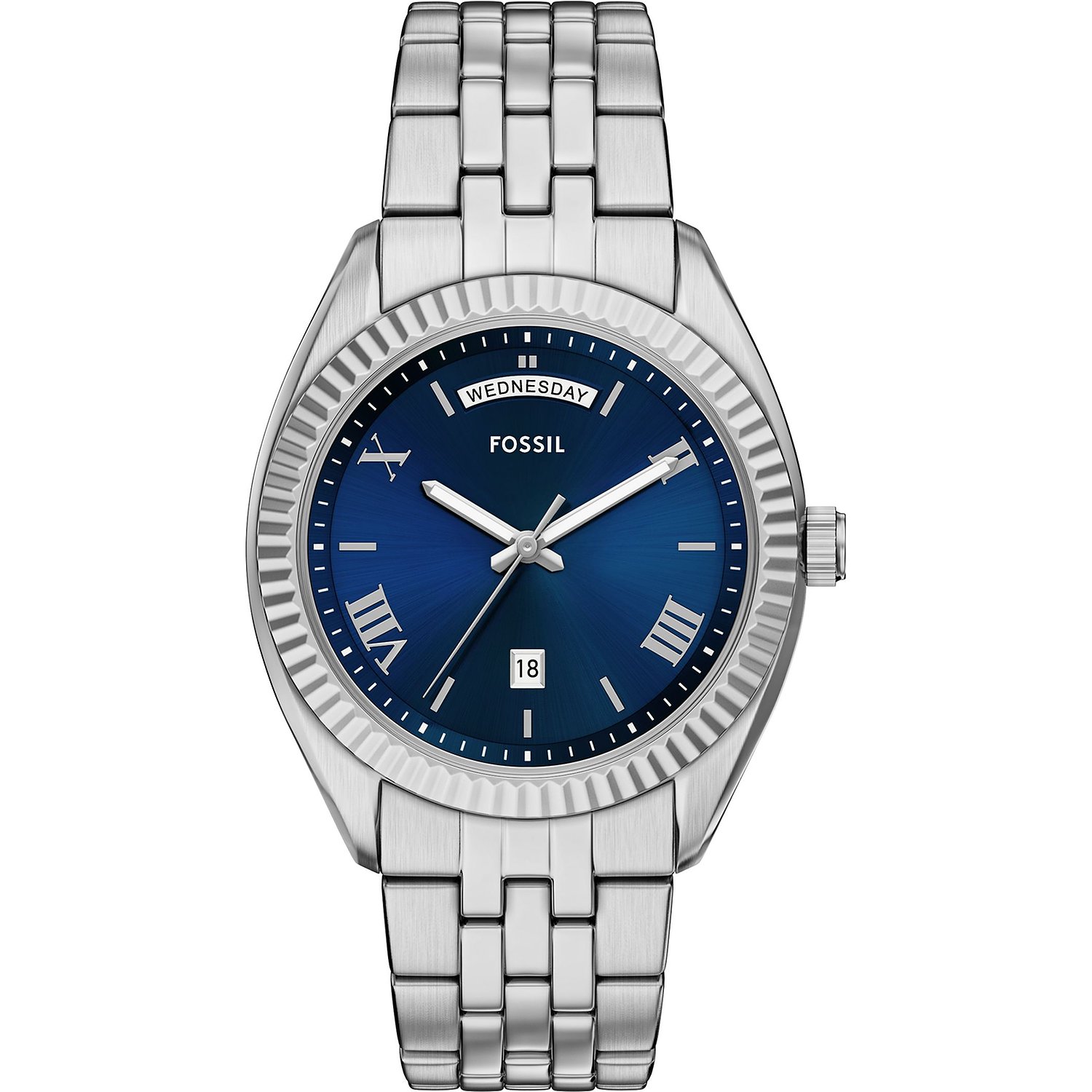 blau, silber