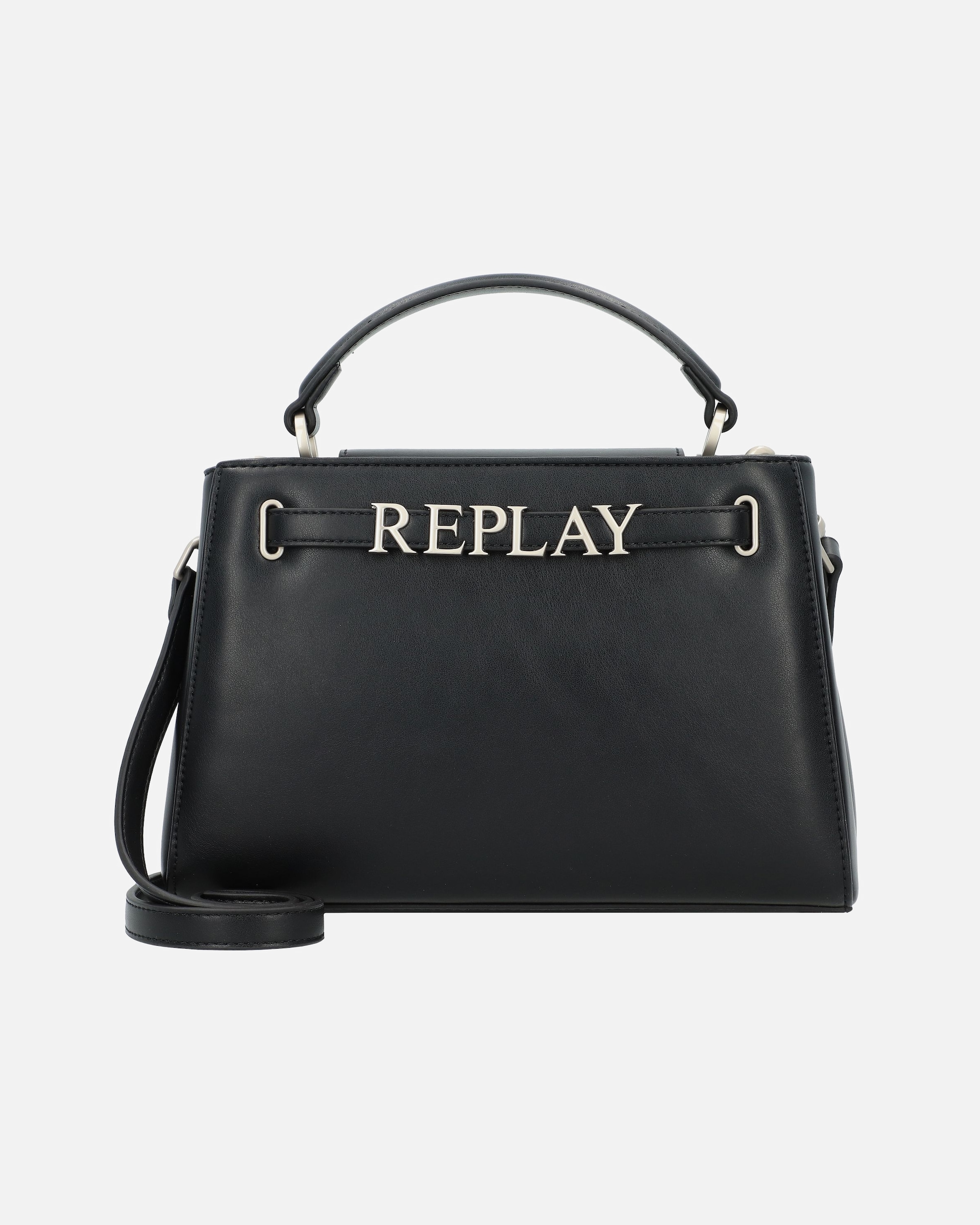 Clutch für Weiblich Replay Henkeltasche black