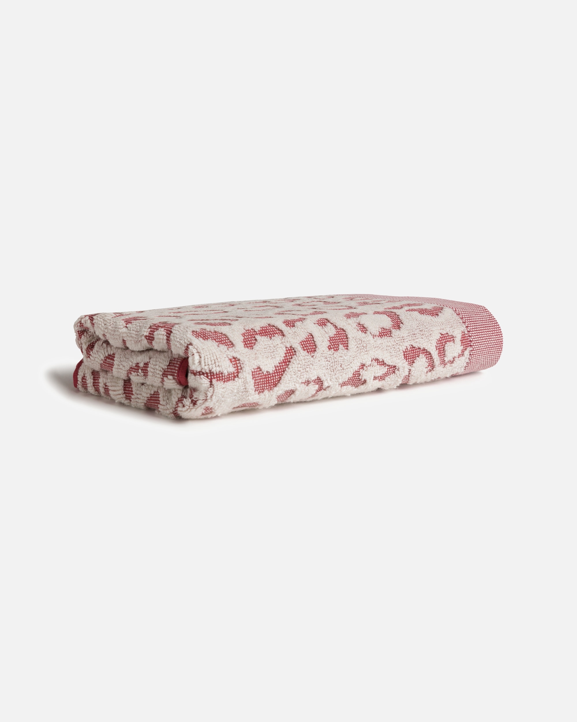 Handtuch für Unisex Möve Duschtuch Safari Spirit Leopard nature/ruby