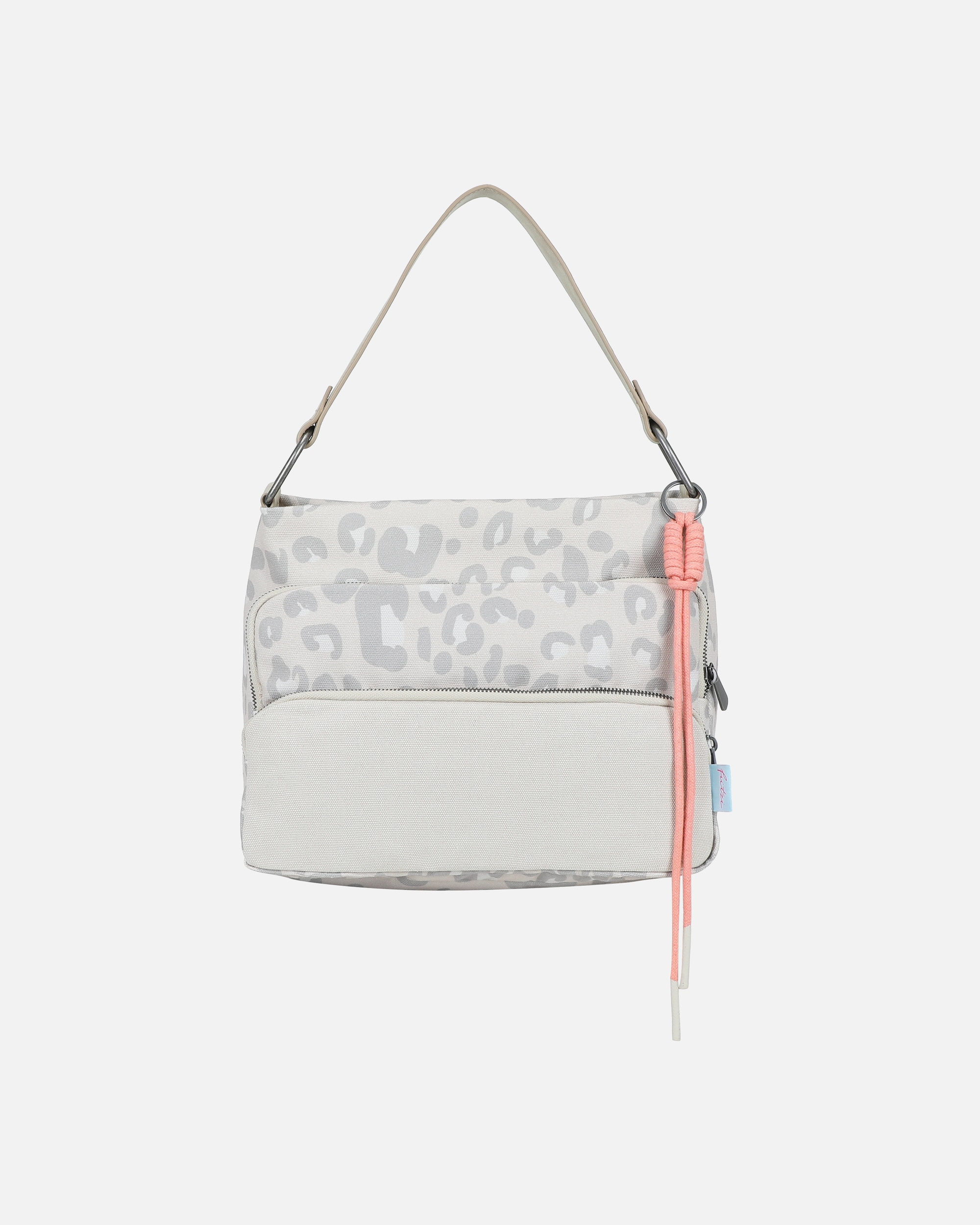 Umhängetasche für Weiblich Fritzi aus Preußen Schultertasche Donny Hobo mit aufgesetzten Vordertaschen braun