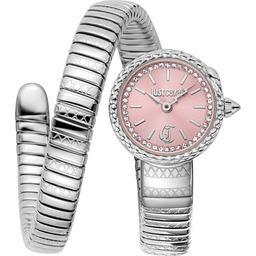 Roberto Cavalli Damenuhr Edelstahl silber Damen