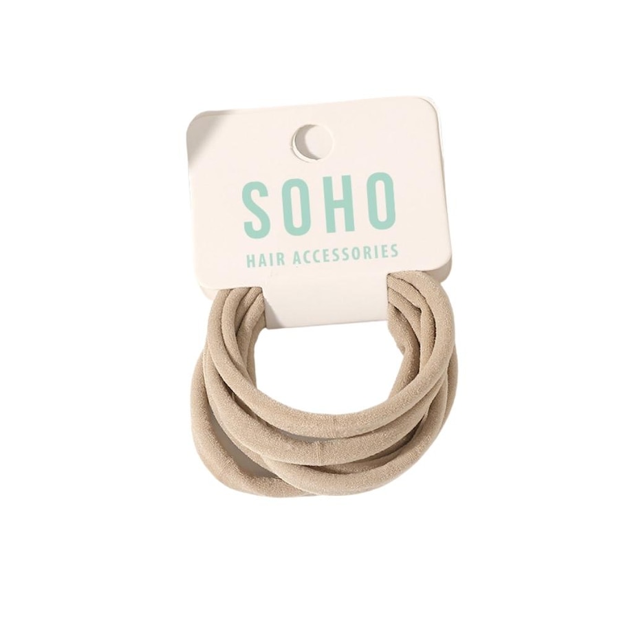 SOHO Alena Haargummis Beige Nude Damen