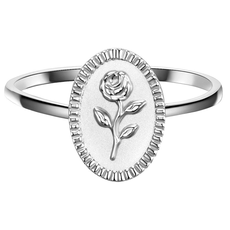 Glanzstücke München Ring Blume aus Sterling Silber in silber 52 Damen