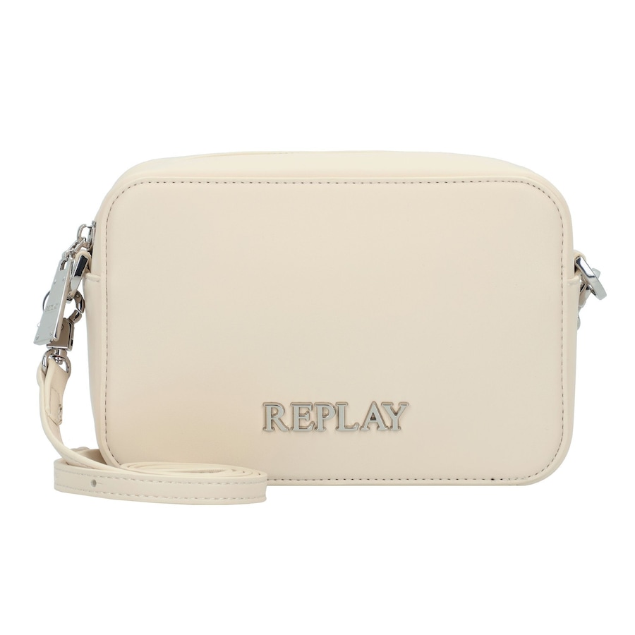 Replay Umhängetasche dirty white Weiss Damen