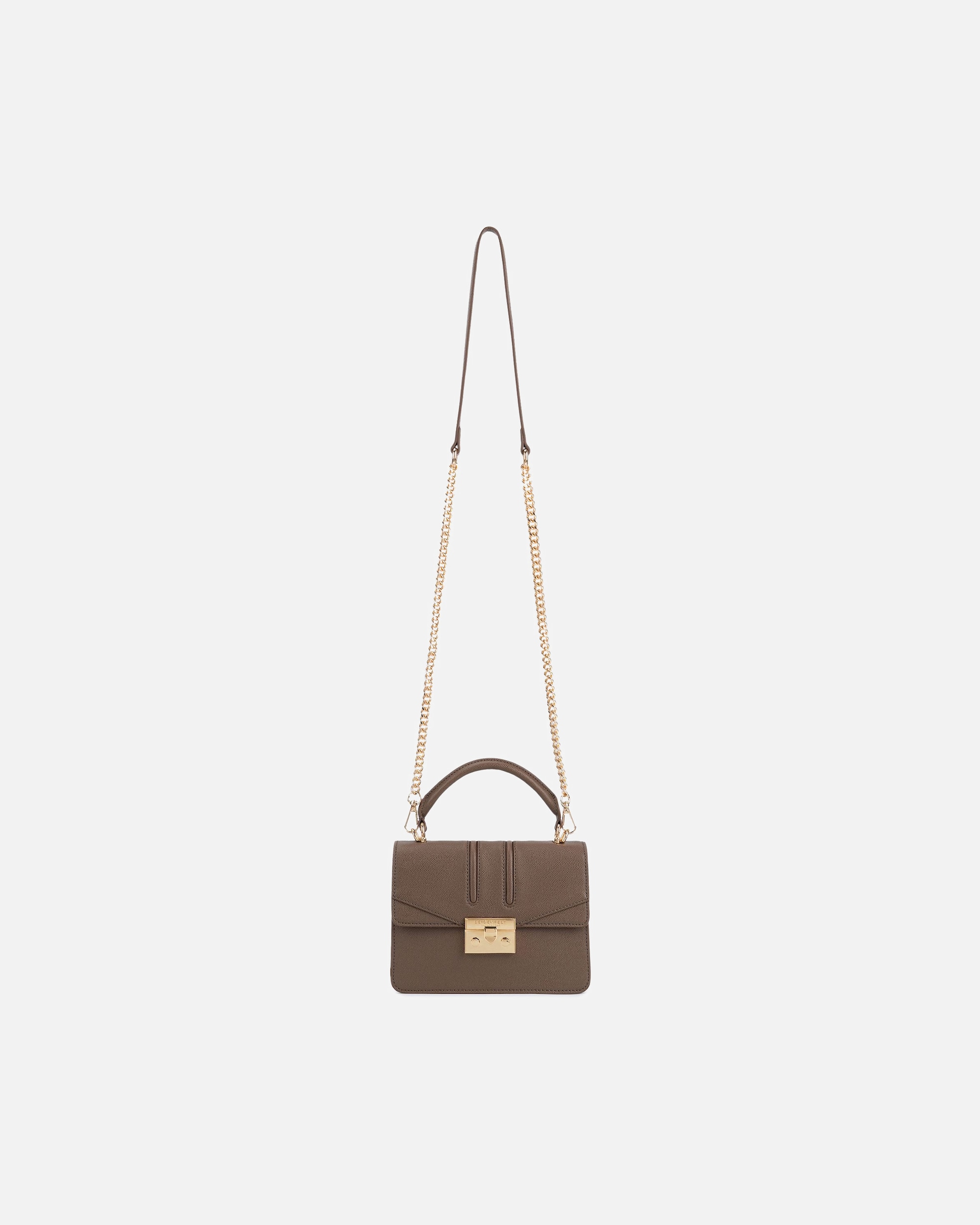 Tasche für Weiblich Seidenfelt Umhängetasche Chestnut