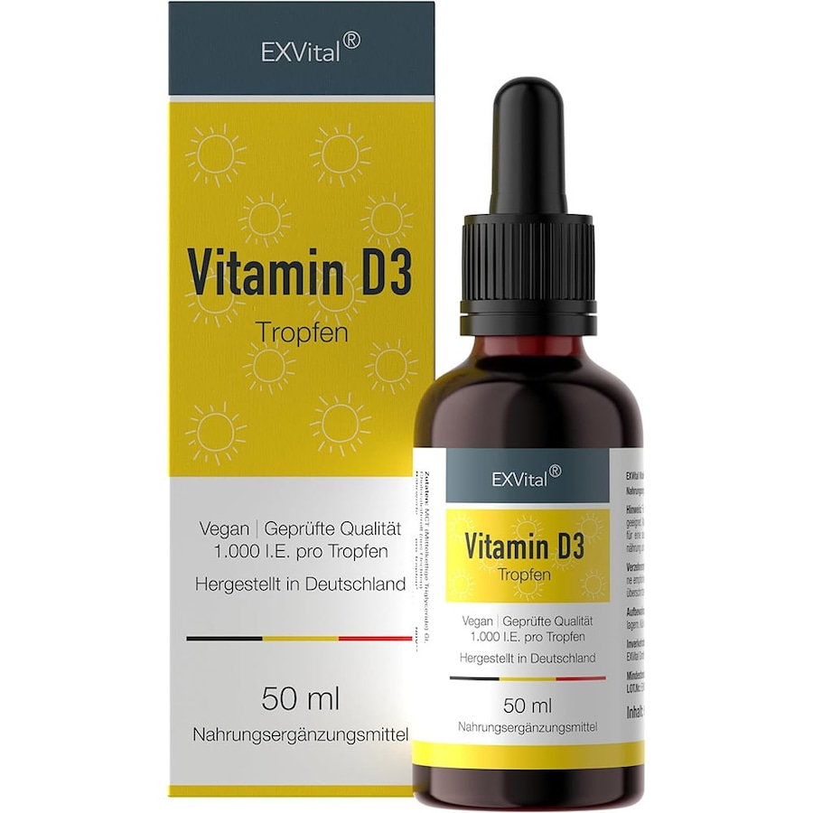 EXVital Vitamin D3 Tropfen hochdosiert 50 ml